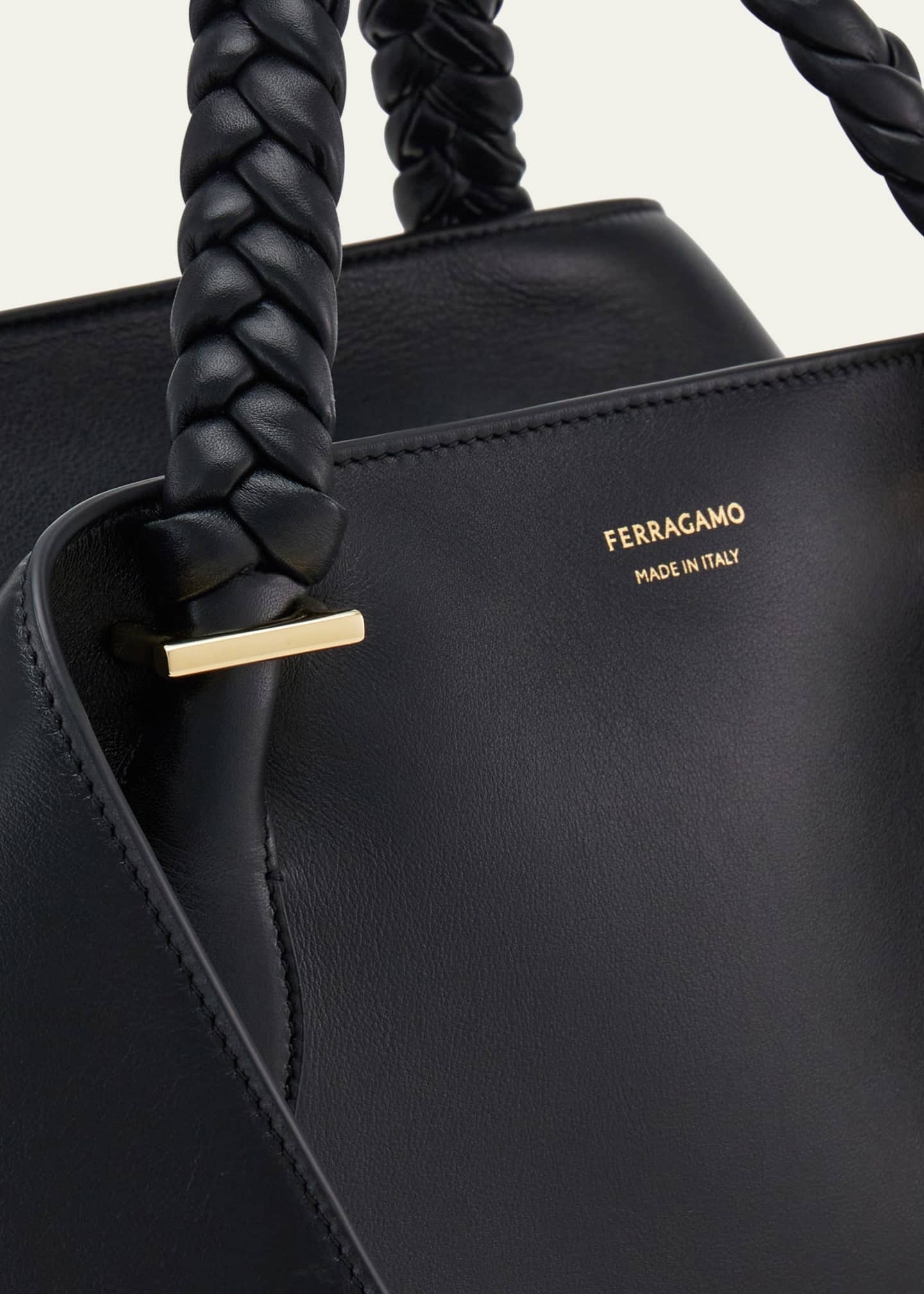 Ferragamo Small Blossom Top-Handle Bag Image 4 of 4