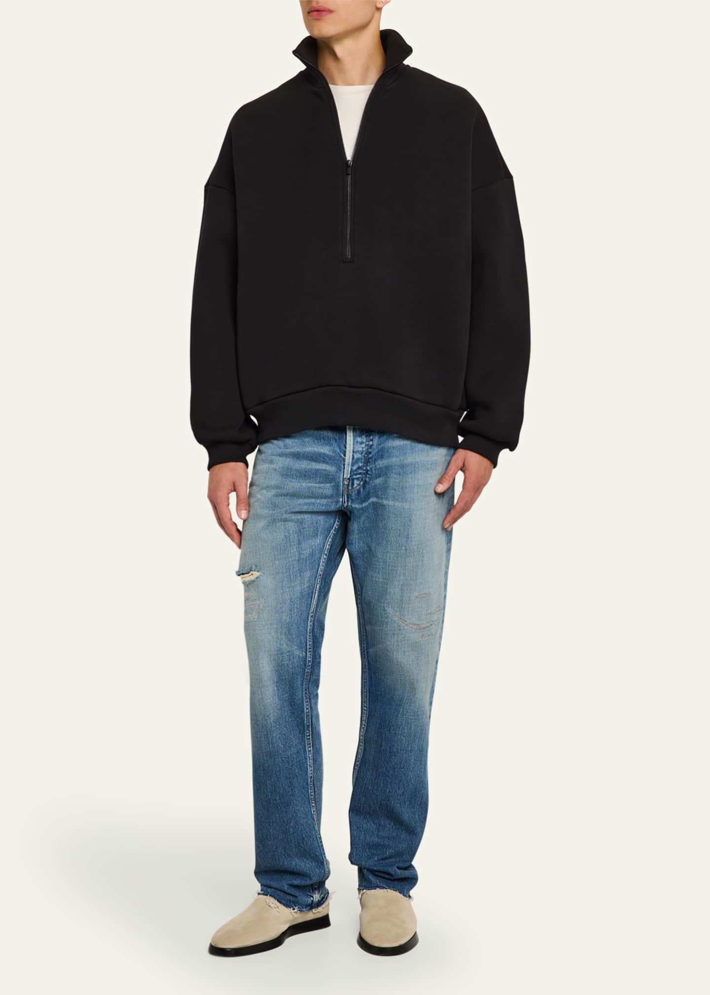 Fear of God Men's Terry Half-Zip Sweatshirt