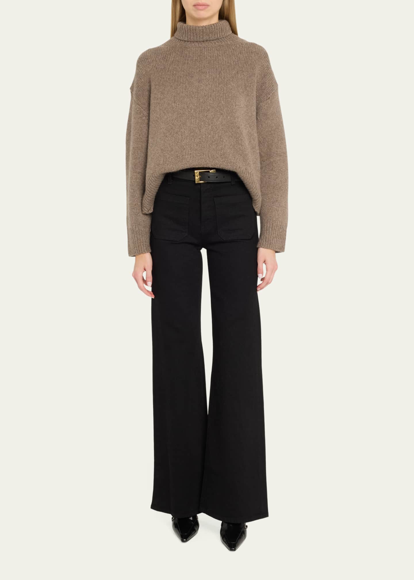 Nili Lotan Florence Flare Denim Jeans Image 2 of 5