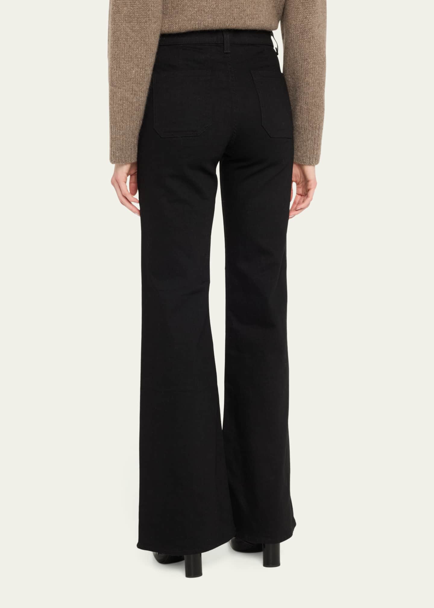 Nili Lotan Florence Flare Denim Jeans Image 3 of 5
