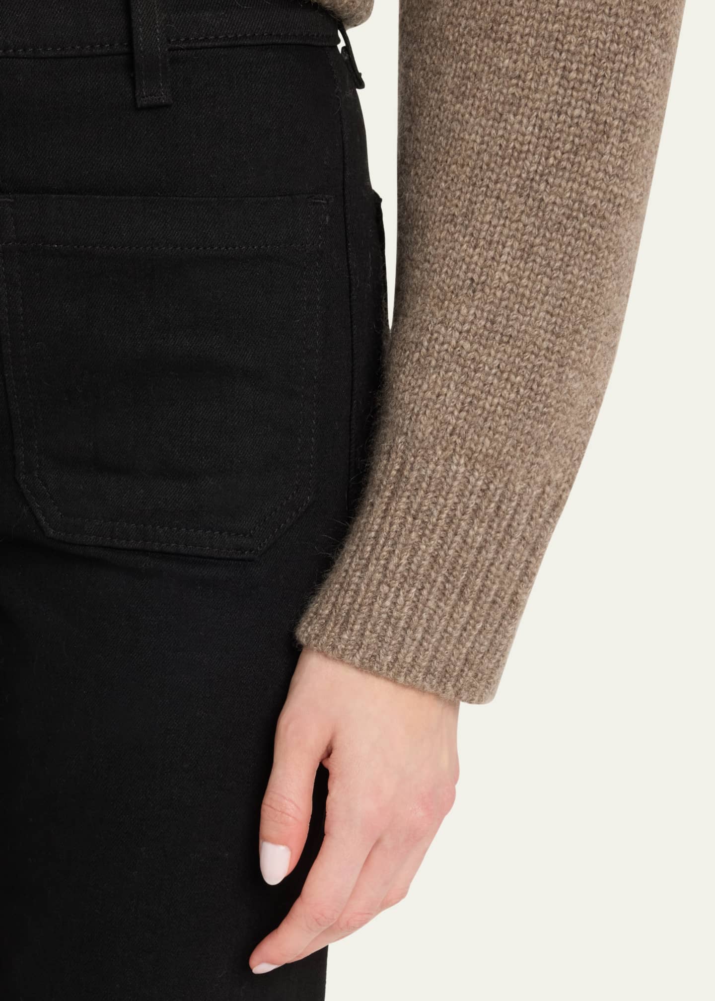 Nili Lotan Florence Flare Denim Jeans Image 5 of 5