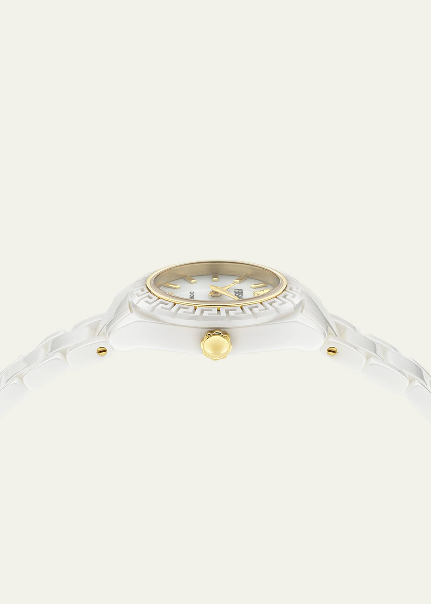 Versace 28mm DV One Watch with Bracelet Strap, White Image 2 of 4