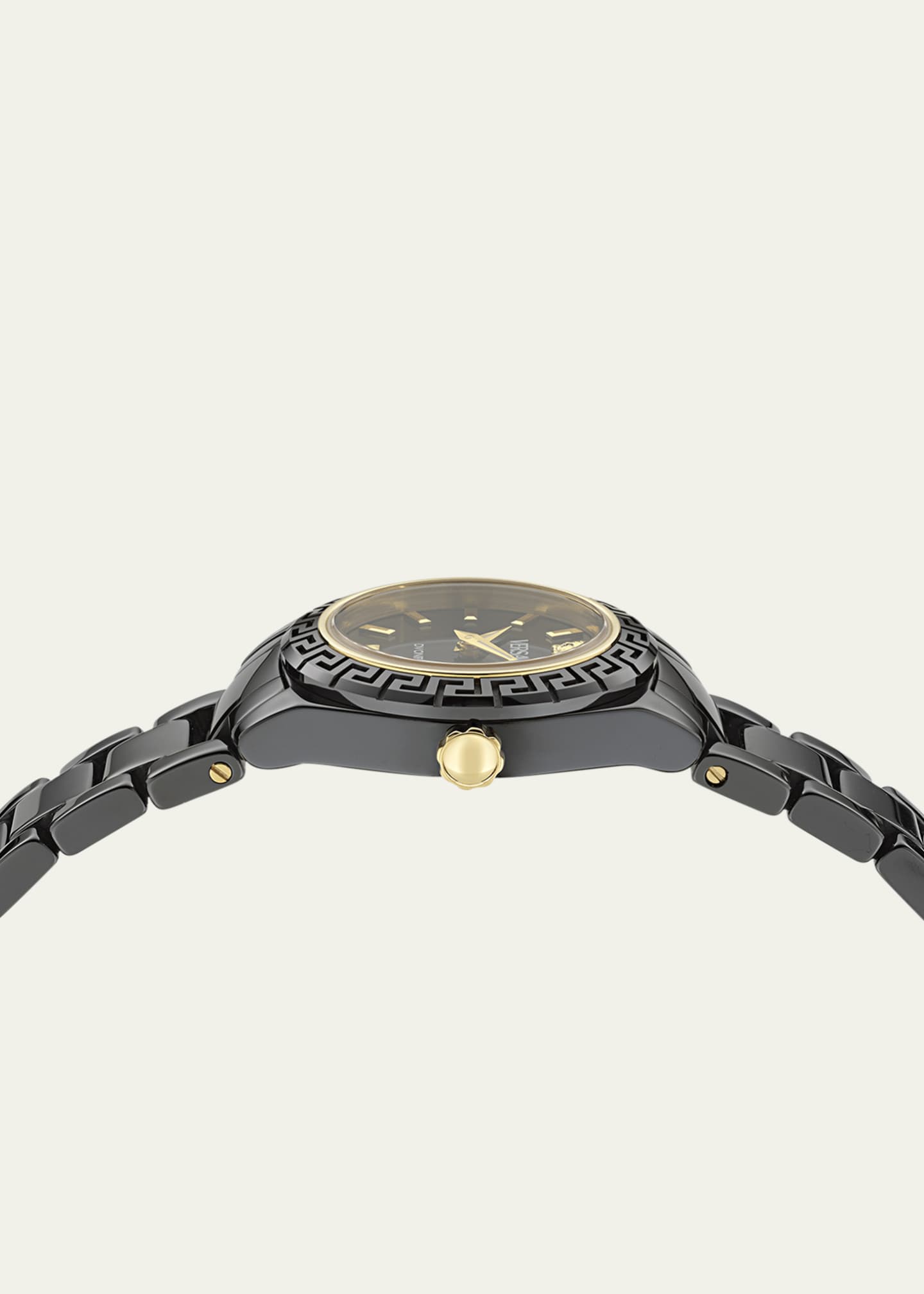 Versace 28mm DV One Watch with Bracelet Strap, Black Image 3 of 5
