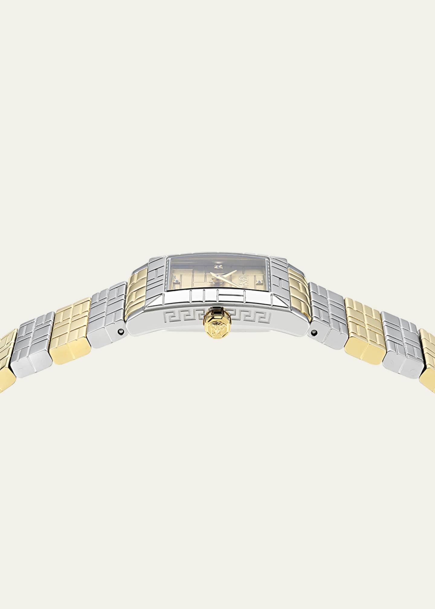 Versace 22mm Versace Mosaic Watch with Bracelet Strap, Two Tone Image 3 of 5