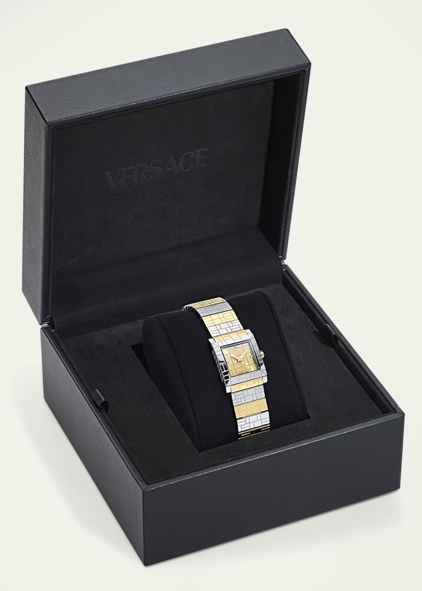 Versace 22mm Versace Mosaic Watch with Bracelet Strap, Two Tone Image 5 of 5