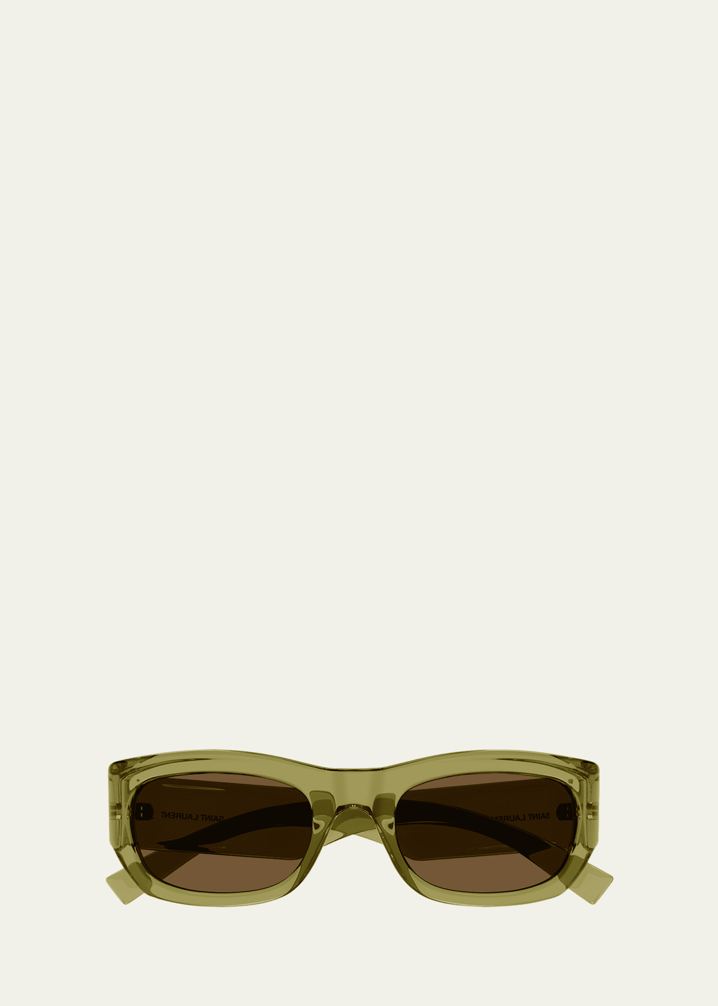 Saint Laurent Plastic Rectangle Sunglasses Image 1 of 3