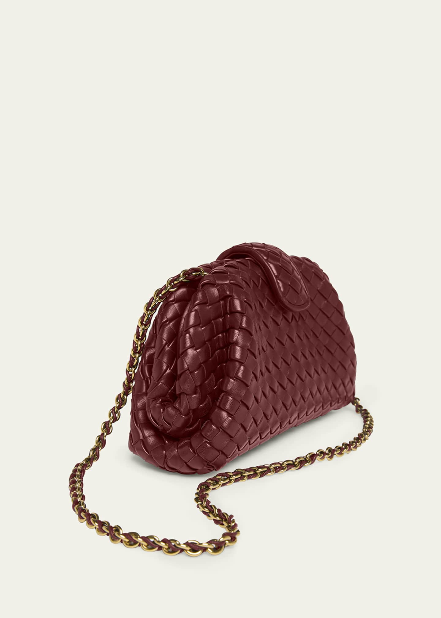 Bottega Veneta Lauren 1980 Mini Clutch Bag with Chain Strap Image 3 of 6