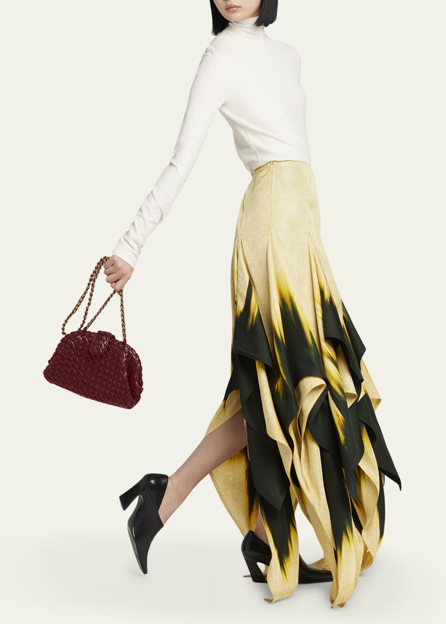 Bottega Veneta Lauren 1980 Mini Clutch Bag with Chain Strap Image 5 of 6
