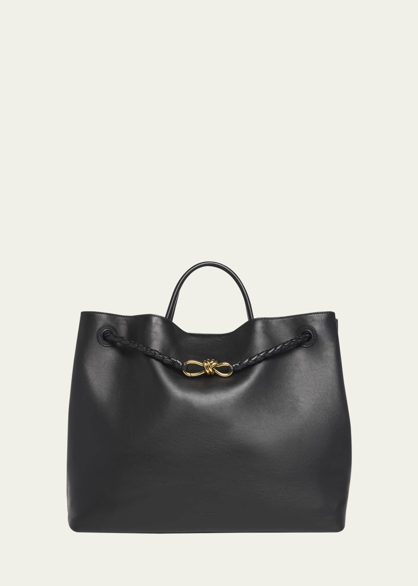 Bottega Veneta Andiamo Large Leather Tote Bag Image 1 of 5