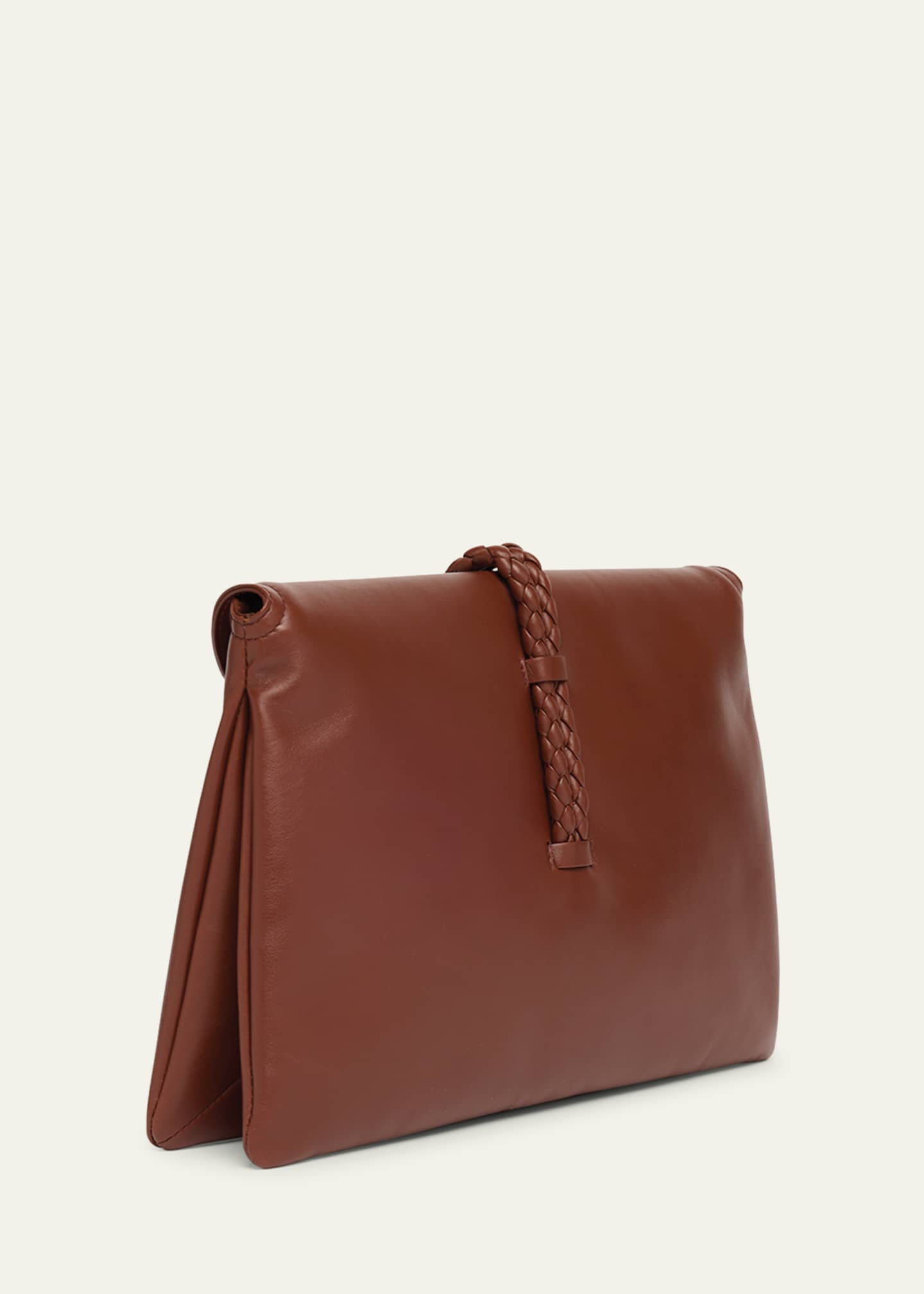 Bottega Veneta Liberta Medium Flap Leather Crossbody Bag Image 3 of 6