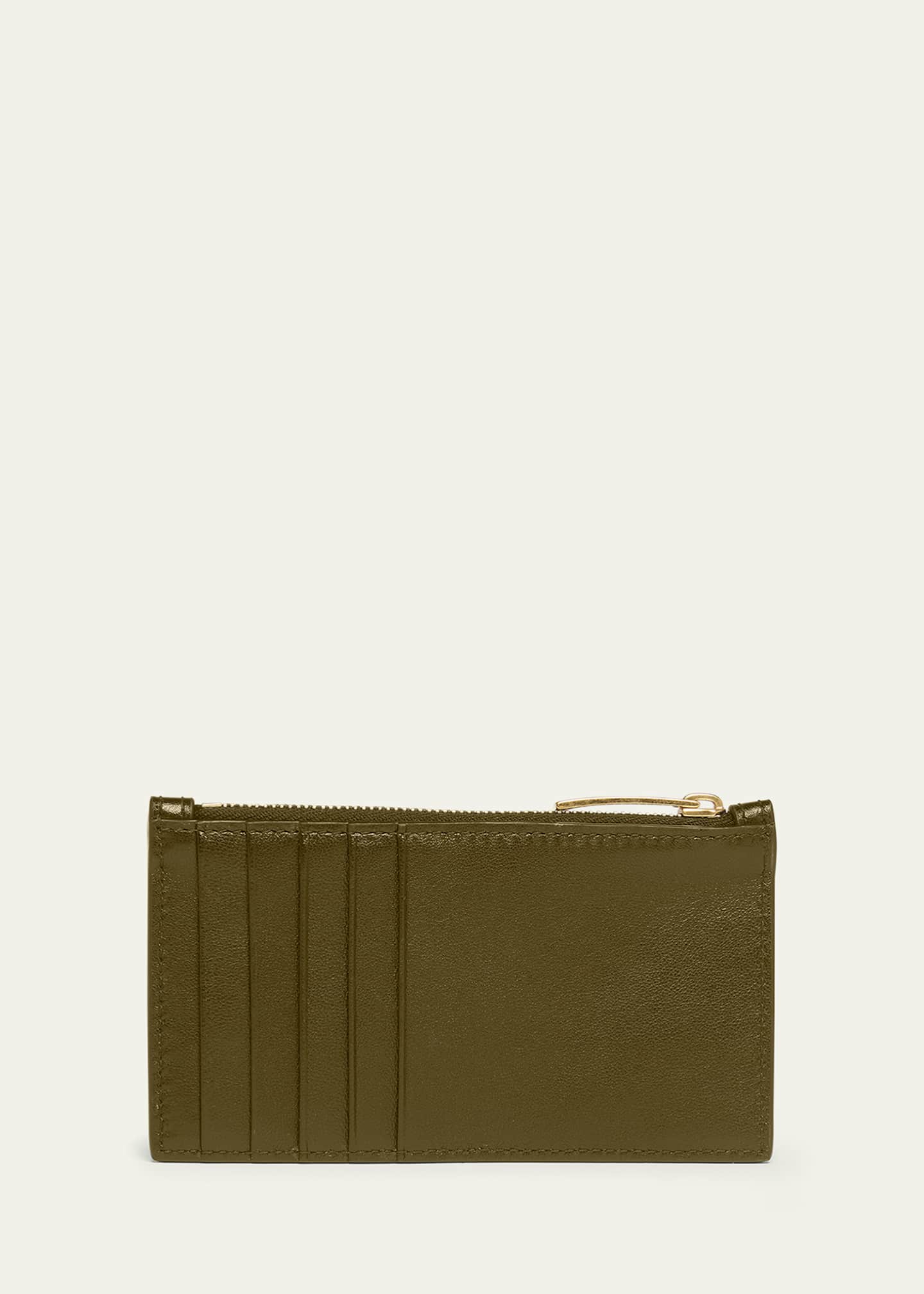 Bottega Veneta Zip Leather Card Case Image 3 of 4