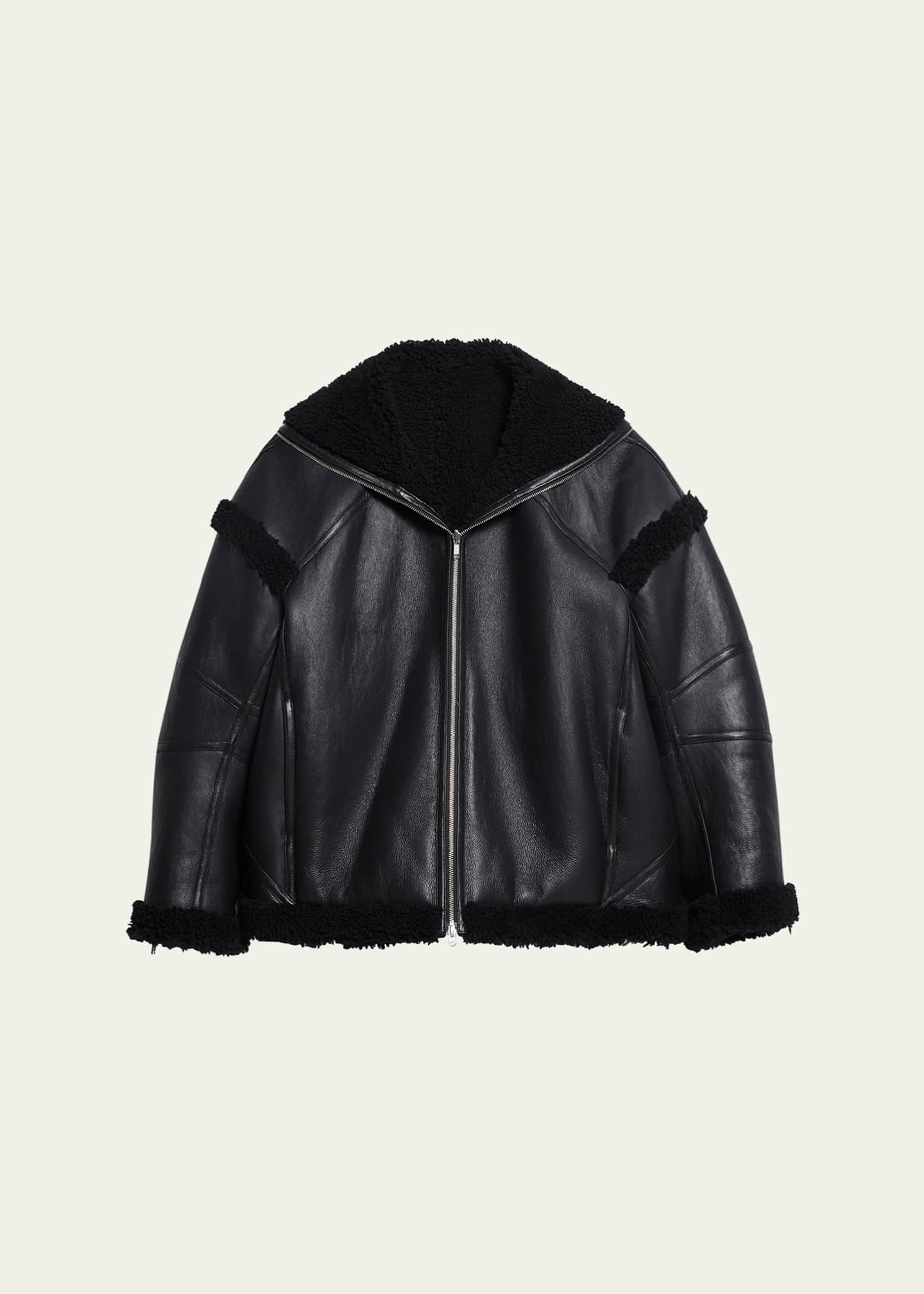 Helmut lang shearling jacket outlet