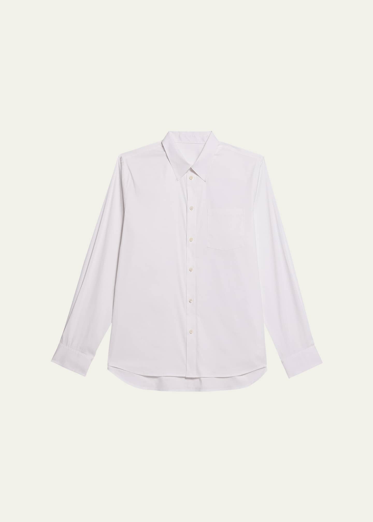 Helmut Lang Men's Solid Sport Shirt Image 1 of 5