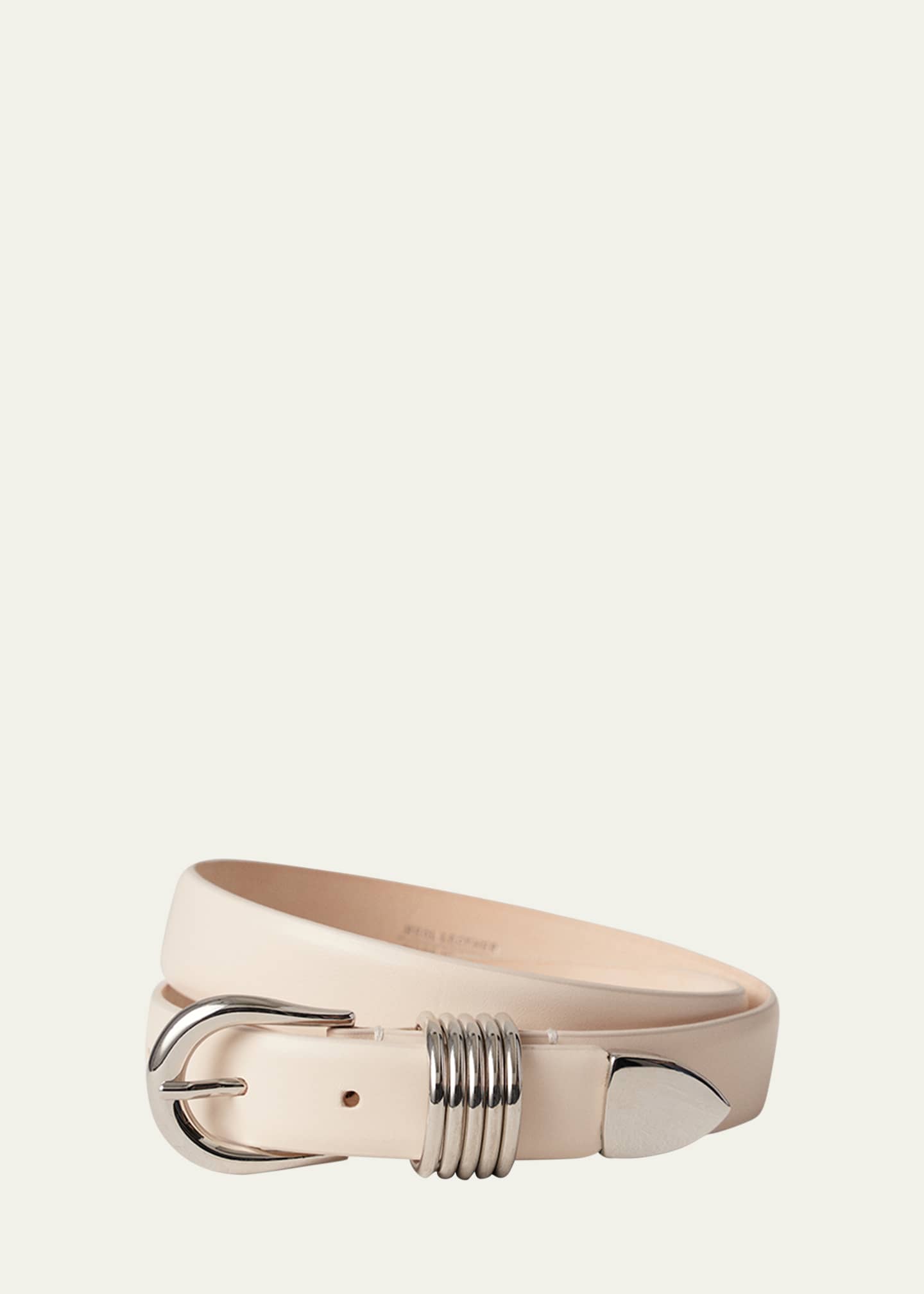 Dehanche Hollyhock Leather Belt - Bergdorf Goodman