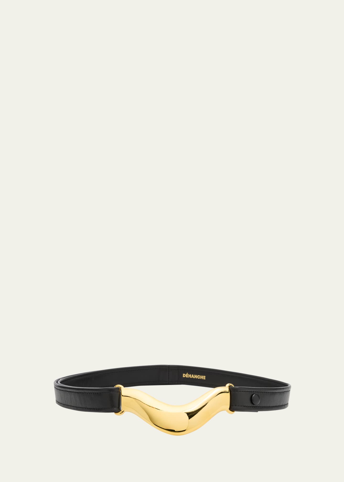 Dehanche Brancusi Metal Leather Belt Image 1 of 2