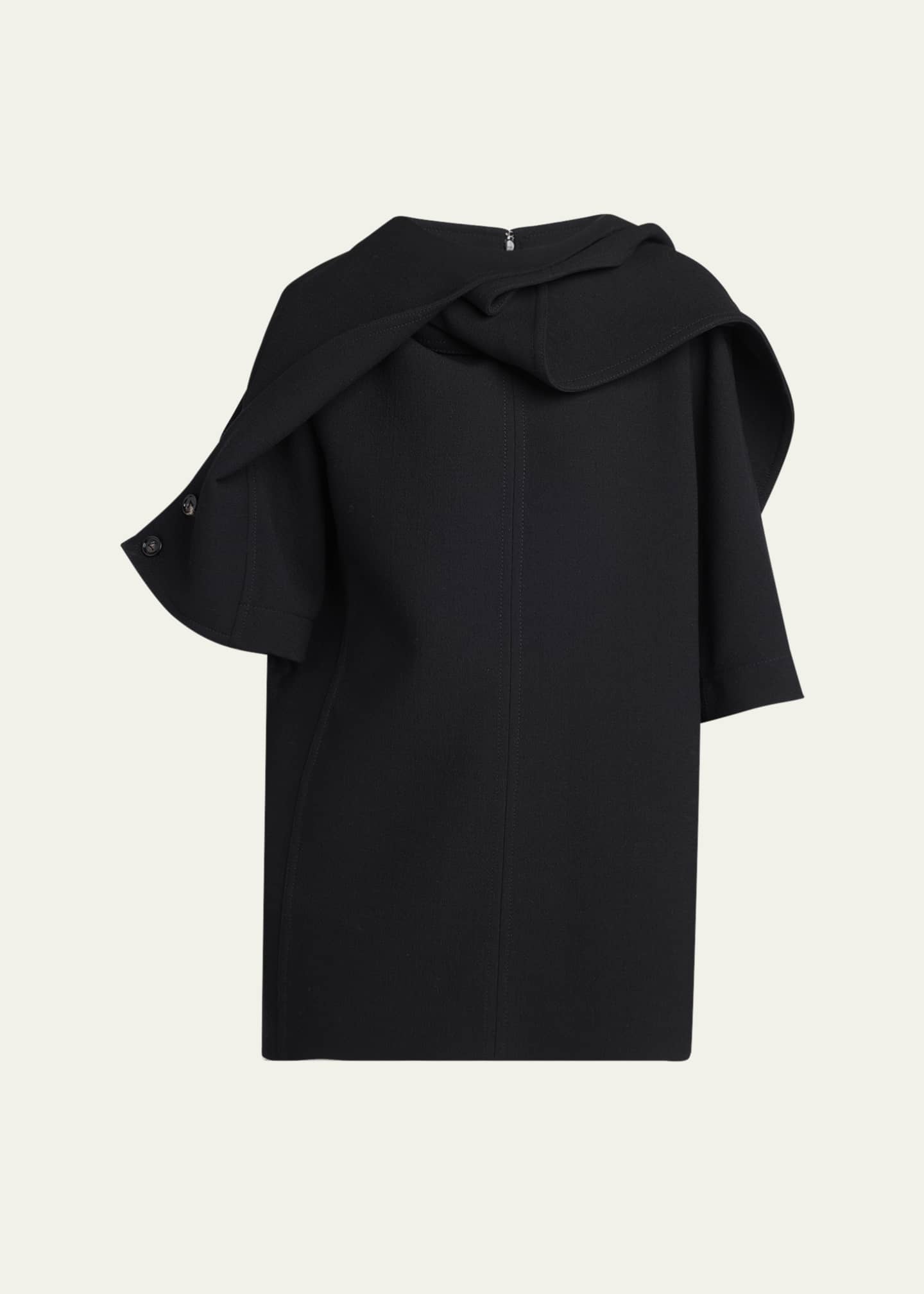 Bottega Veneta Light Double Wool Crepe Top Image 1 of 5