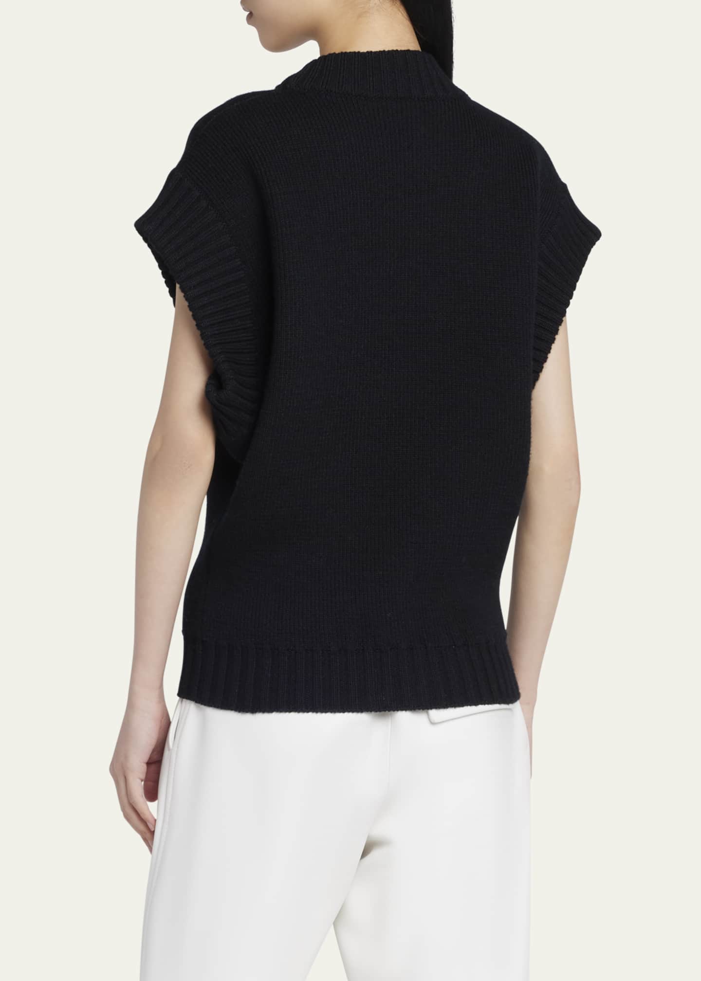 Bottega Veneta Short Sleeve Wool Sweater - Bergdorf Goodman