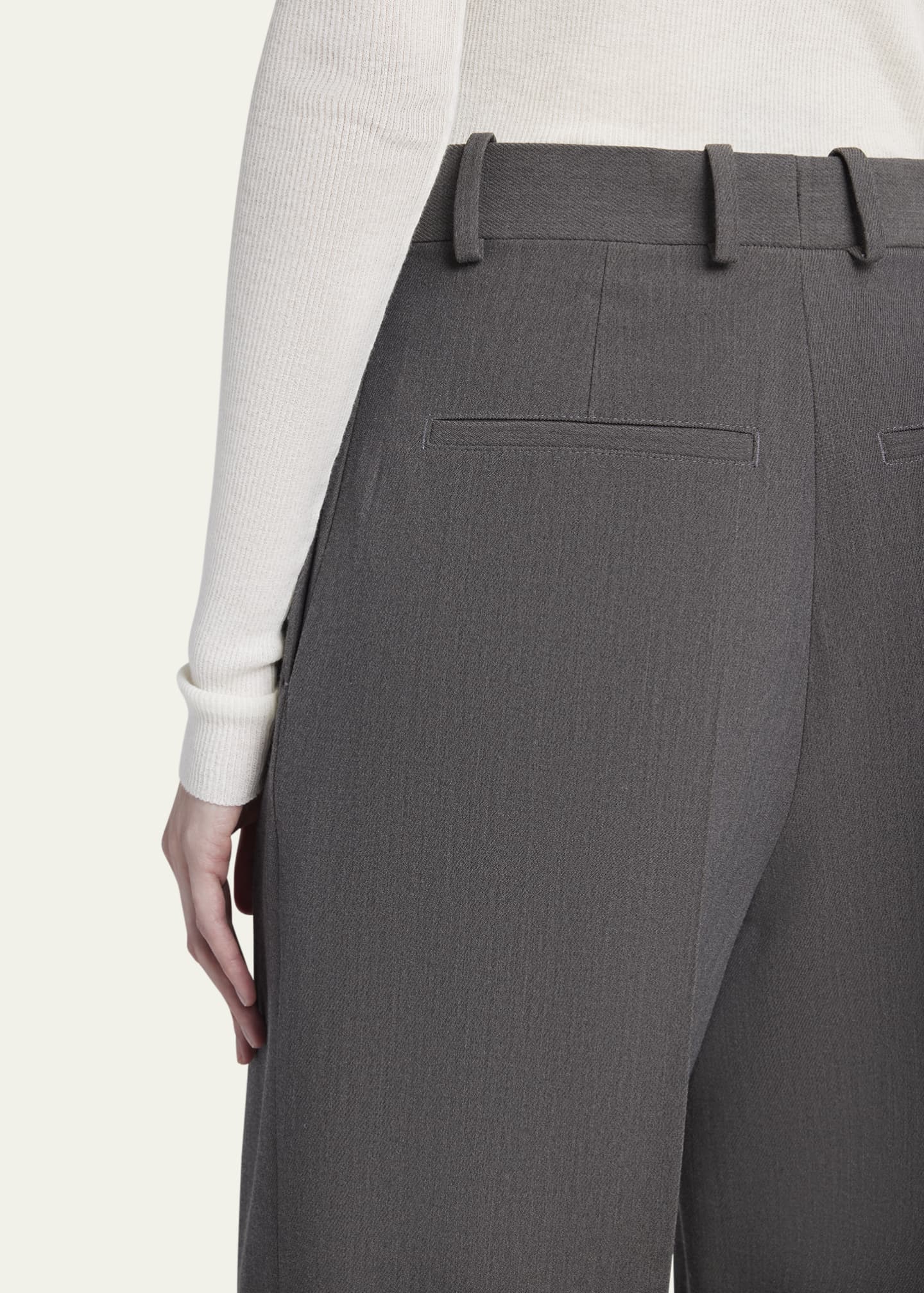 Bottega Veneta Wool Belted Trousers Women