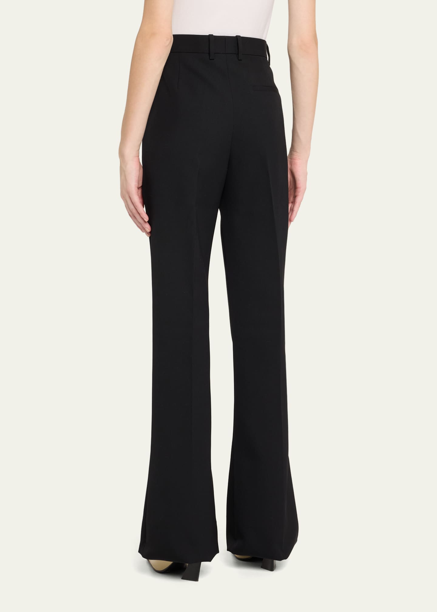 Bottega Veneta Wool Twill Flare Trousers - Bergdorf Goodman