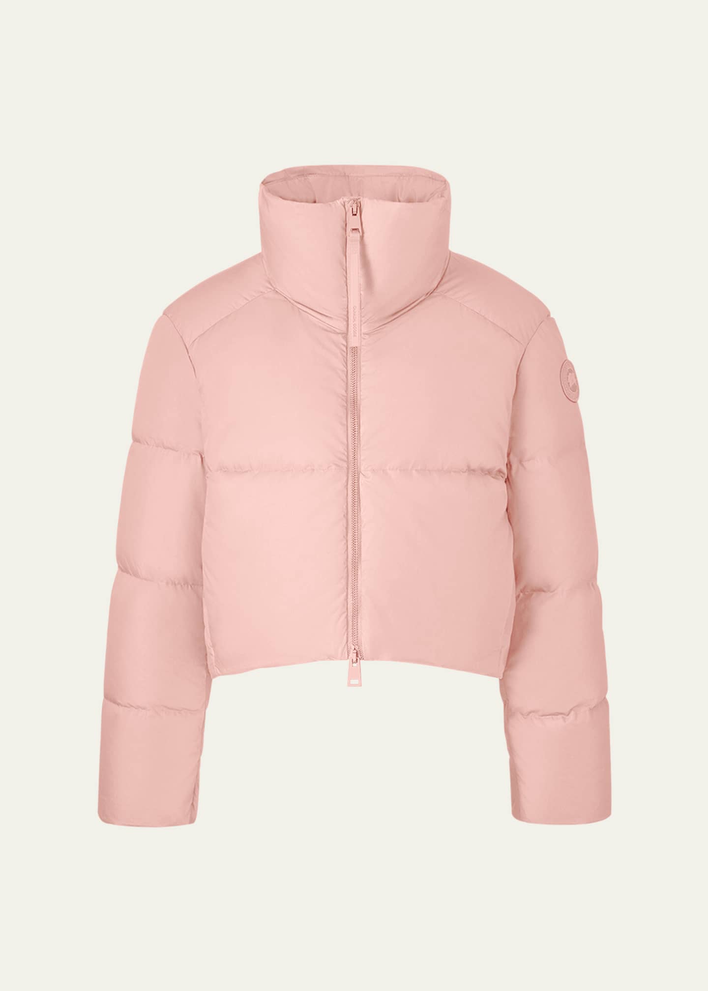 100 ％品質保証 Canada Goodman Bergdorf - Puffer Cropped Garnet Goose ジャケット・アウター
