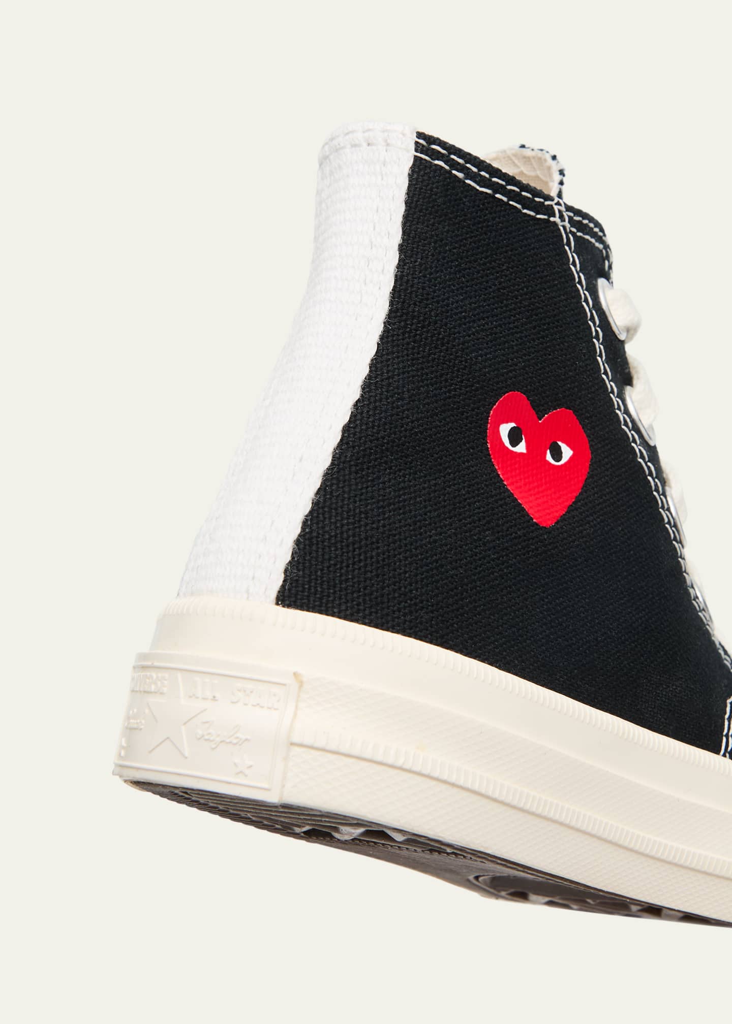 Comme des Garcons x PLAY High Top Sneakers W/ Red Heart, Toddlers/Kids Image 6 of 6