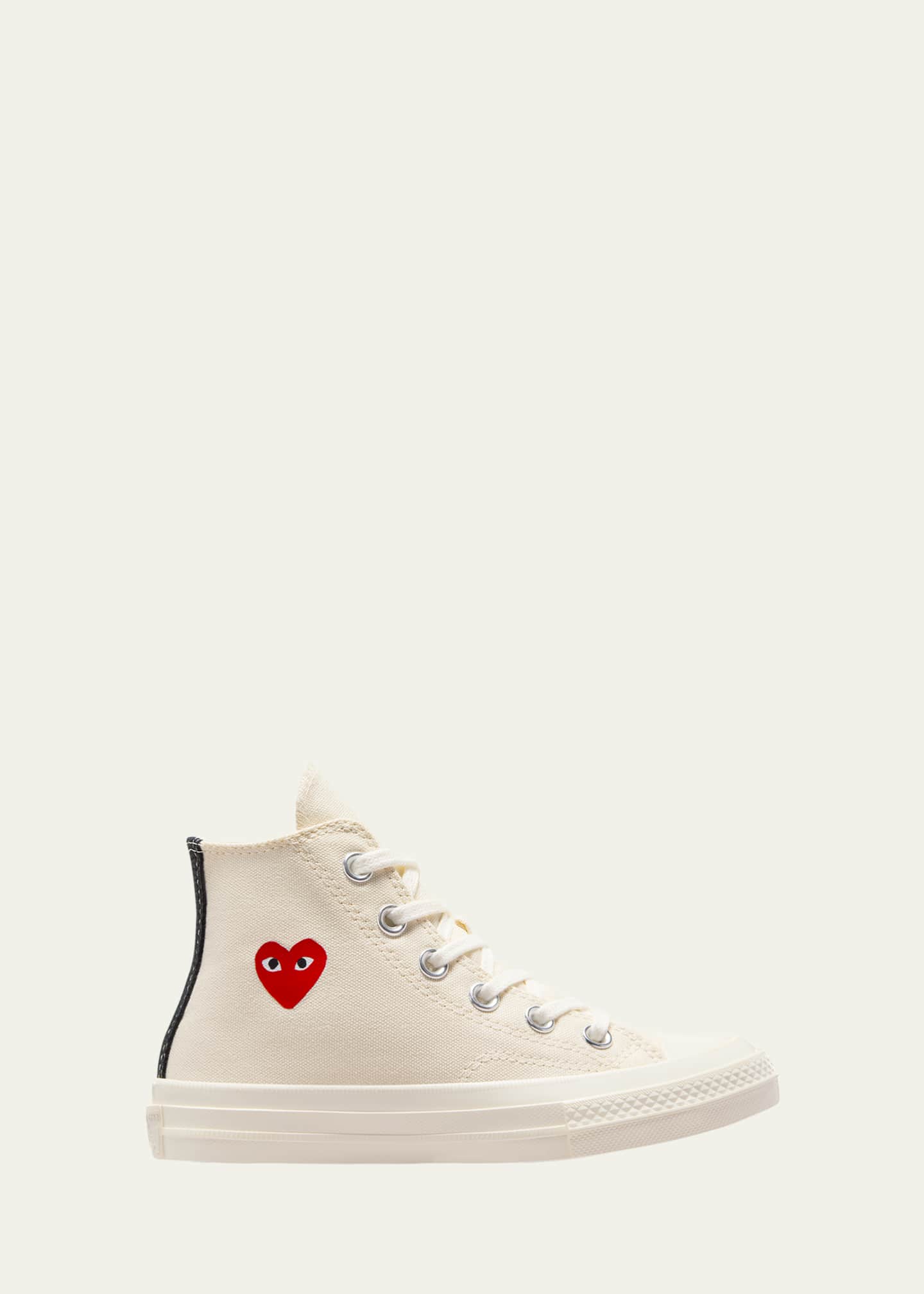 Comme des Garcons x PLAY High Top Sneakers W/ Red Heart, Toddlers/Kids Image 1 of 6