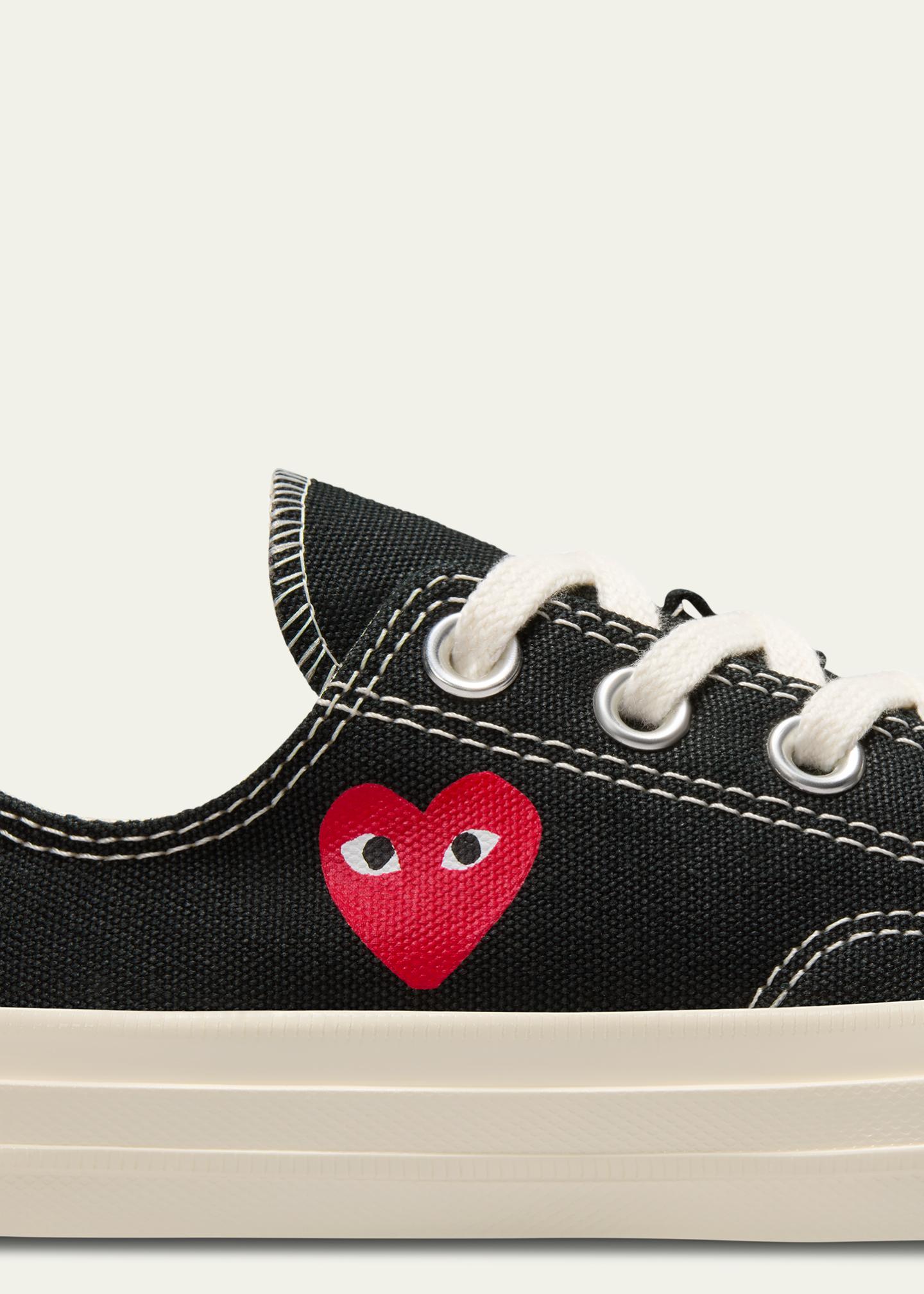 Comme des Garcons x PLAY Low Top Sneakers W/ Red Heart, Toddlers