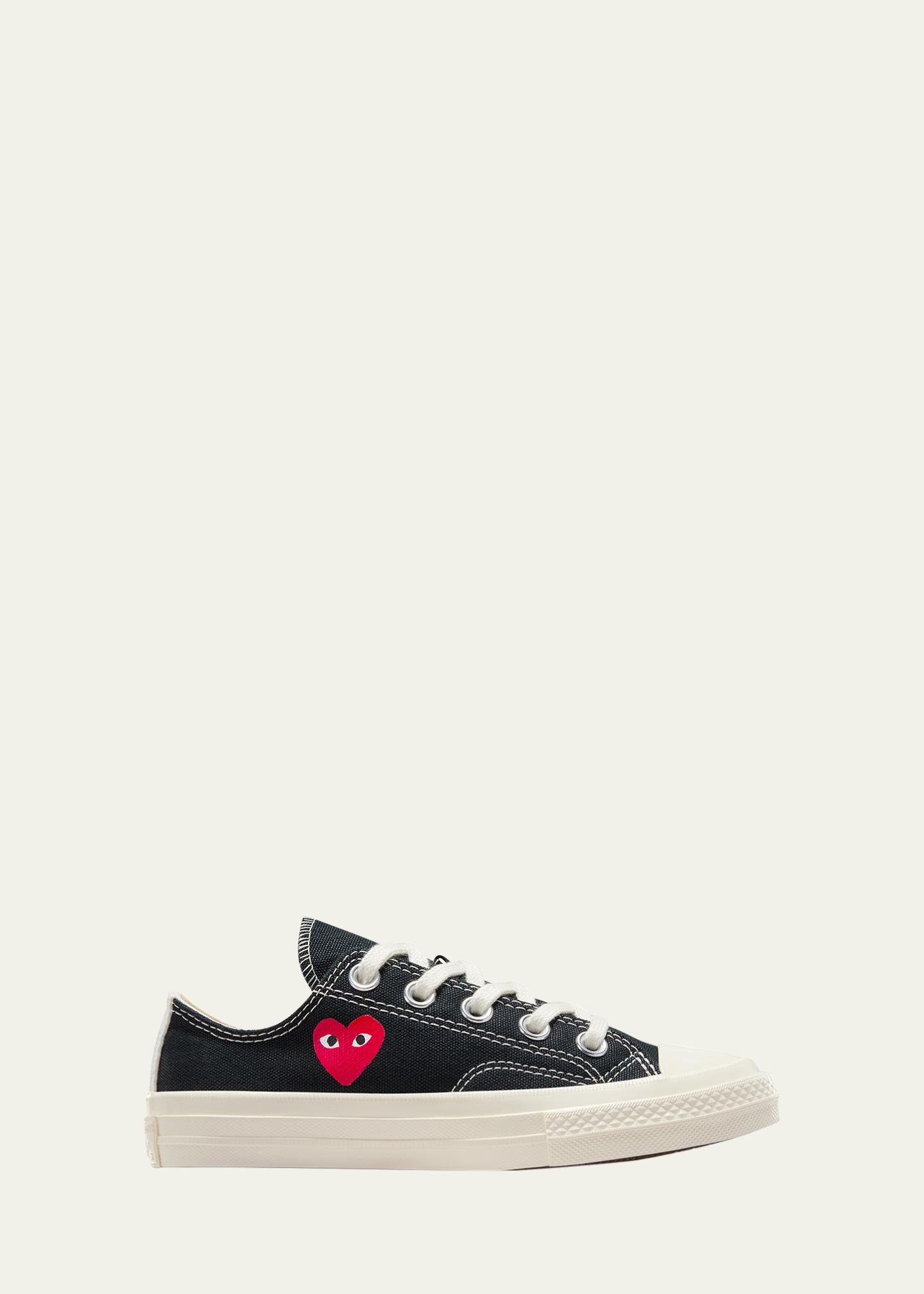 Comme des Garcons x PLAY Low Top Sneakers W/ Red Heart, Toddlers