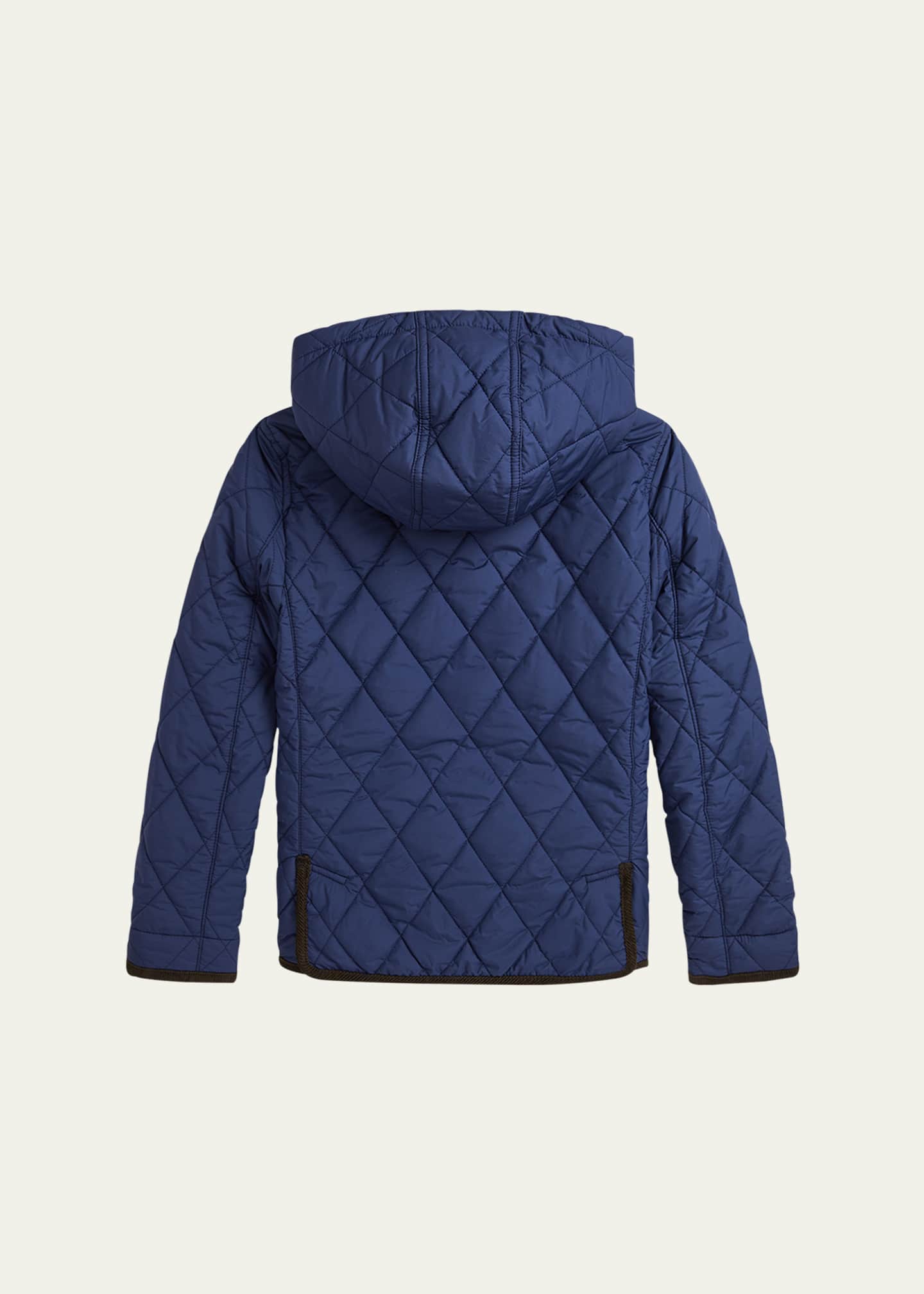 Polo Ralph Lauren Boy's Matte Quilted Collared Jacket, Size S-XL