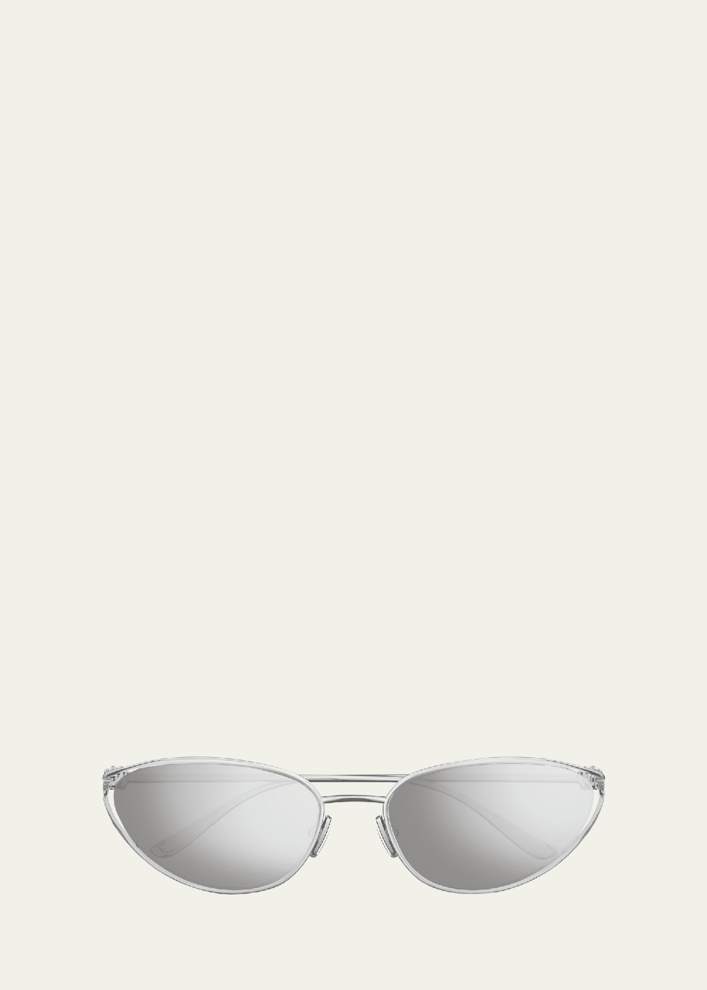 Bottega Veneta Knot Metal Cat-Eye Sunglasses Image 1 of 2