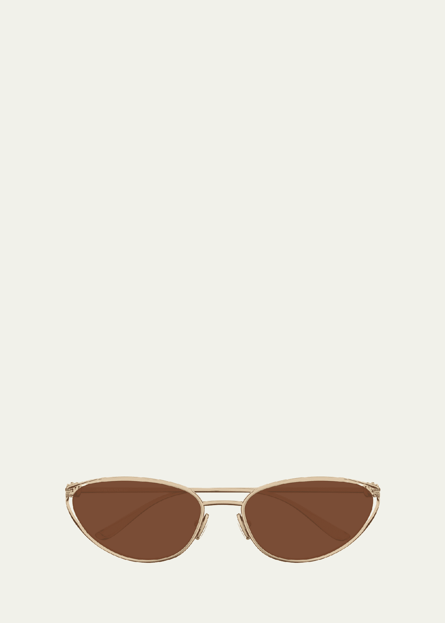 Bottega Veneta Knot Metal Cat-Eye Sunglasses Image 1 of 2