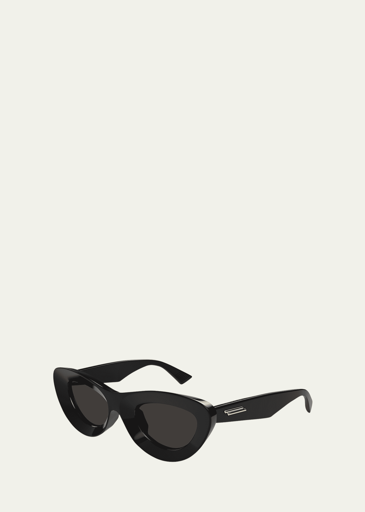 Bottega Veneta Ribbon Plastic Cat-Eye Sunglasses Image 2 of 2