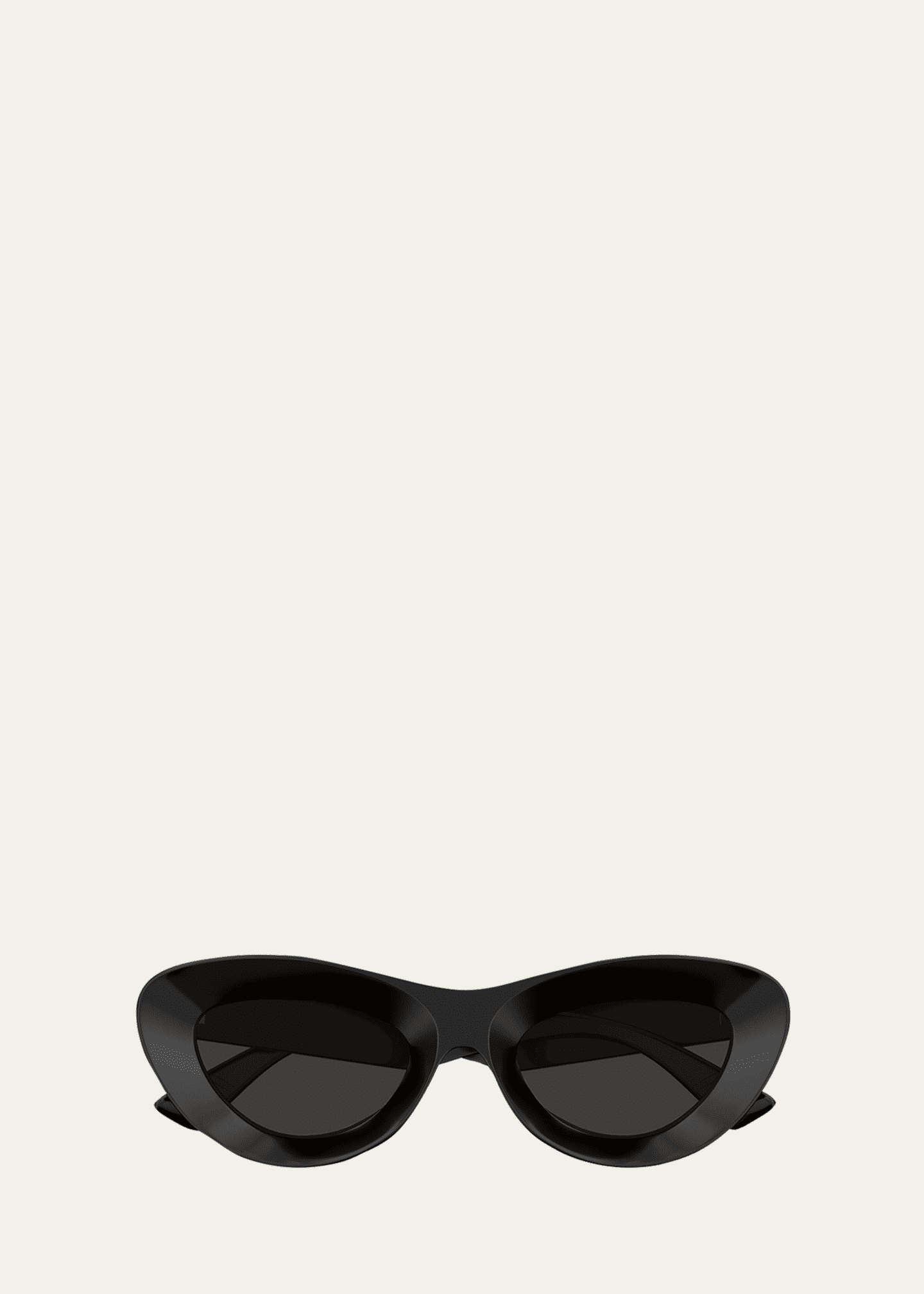 Bottega Veneta Ribbon Plastic Cat-Eye Sunglasses Image 1 of 2