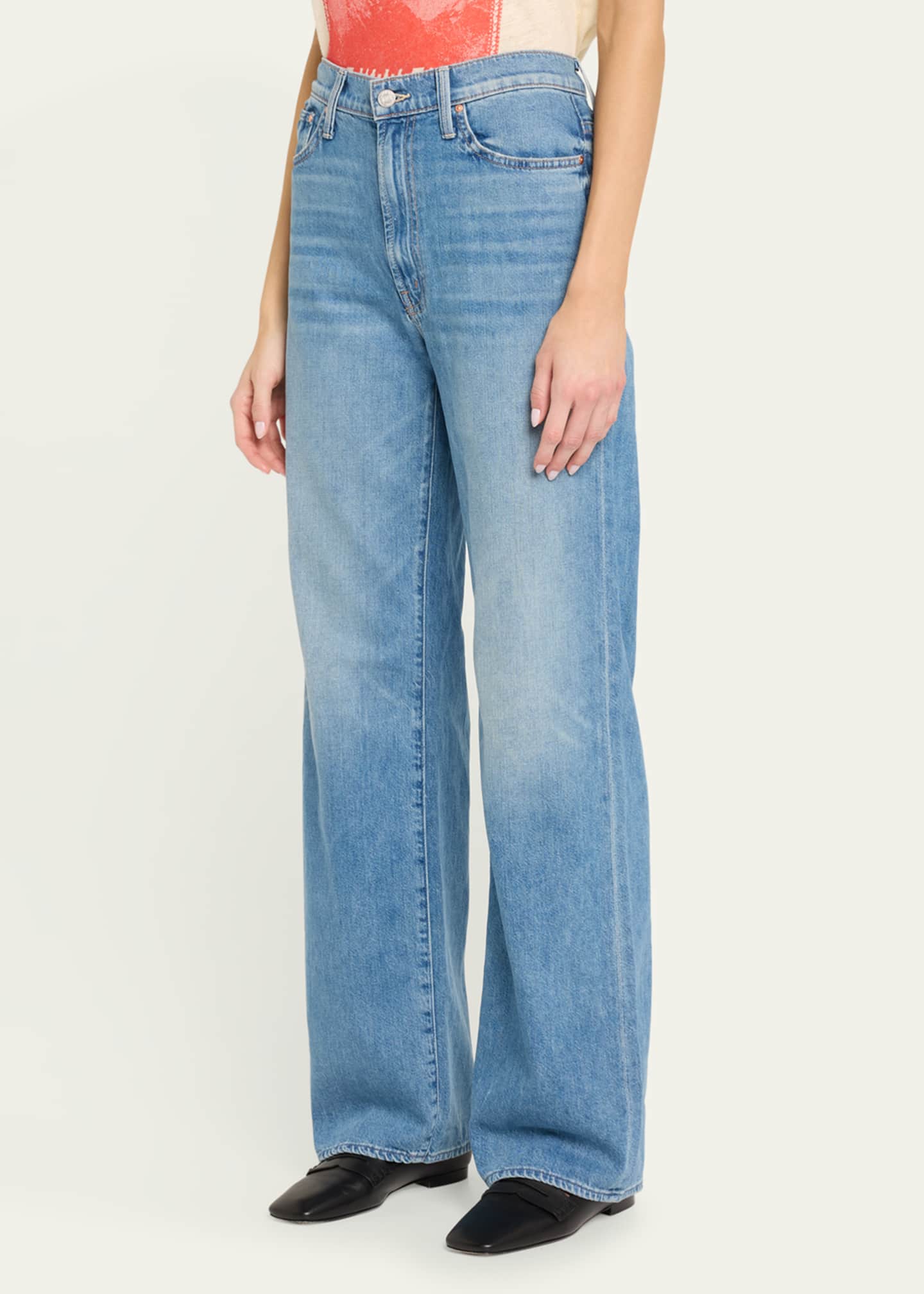 MOTHER The Dodger Sneak Jeans - Bergdorf Goodman