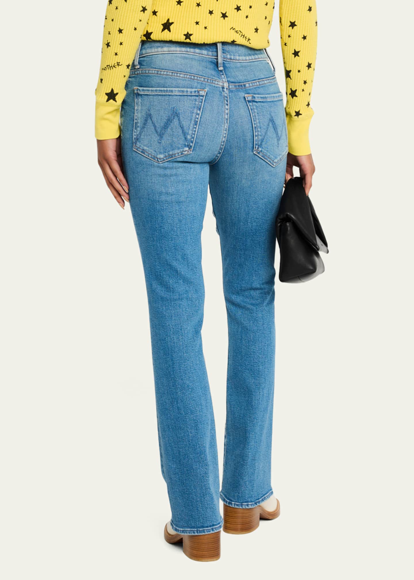 MOTHER Lil' Outsider Sneak Jeans Image 3 of 5