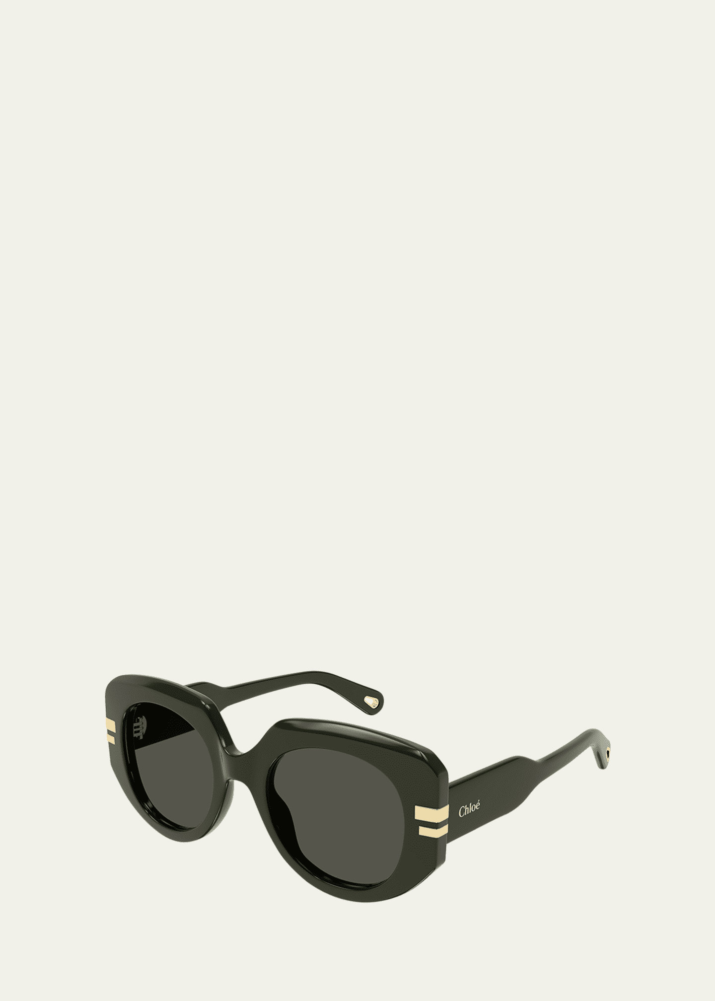 Chloe Marcie Oversized Acetate Square Sunglasses Image 2 of 2