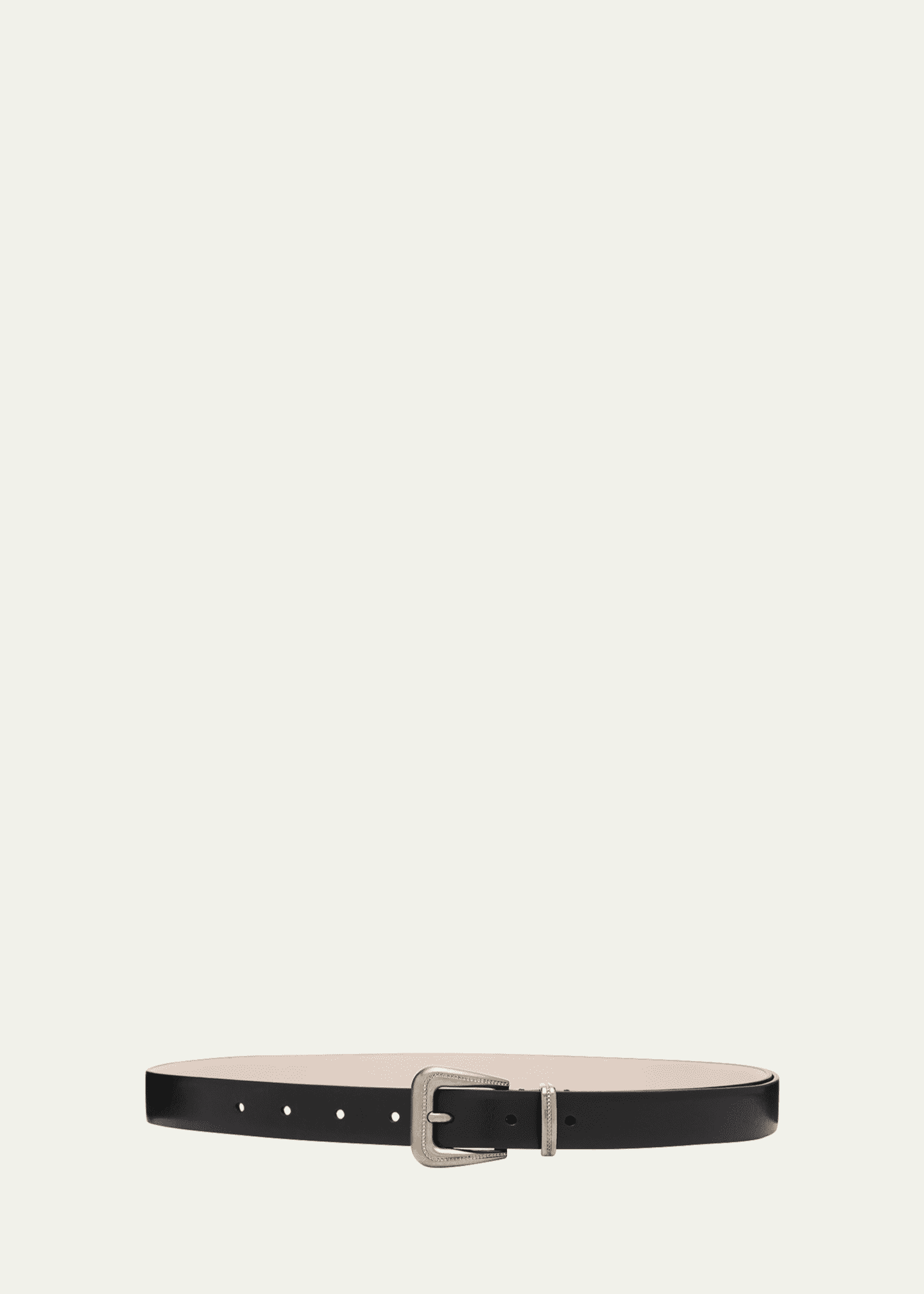 Brunello Cucinelli Beige Linen Regular Belt
