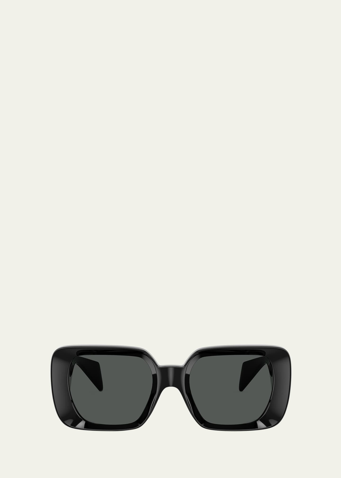 Versace Medusa Rectangle Plastic Sunglasses Image 1 of 3