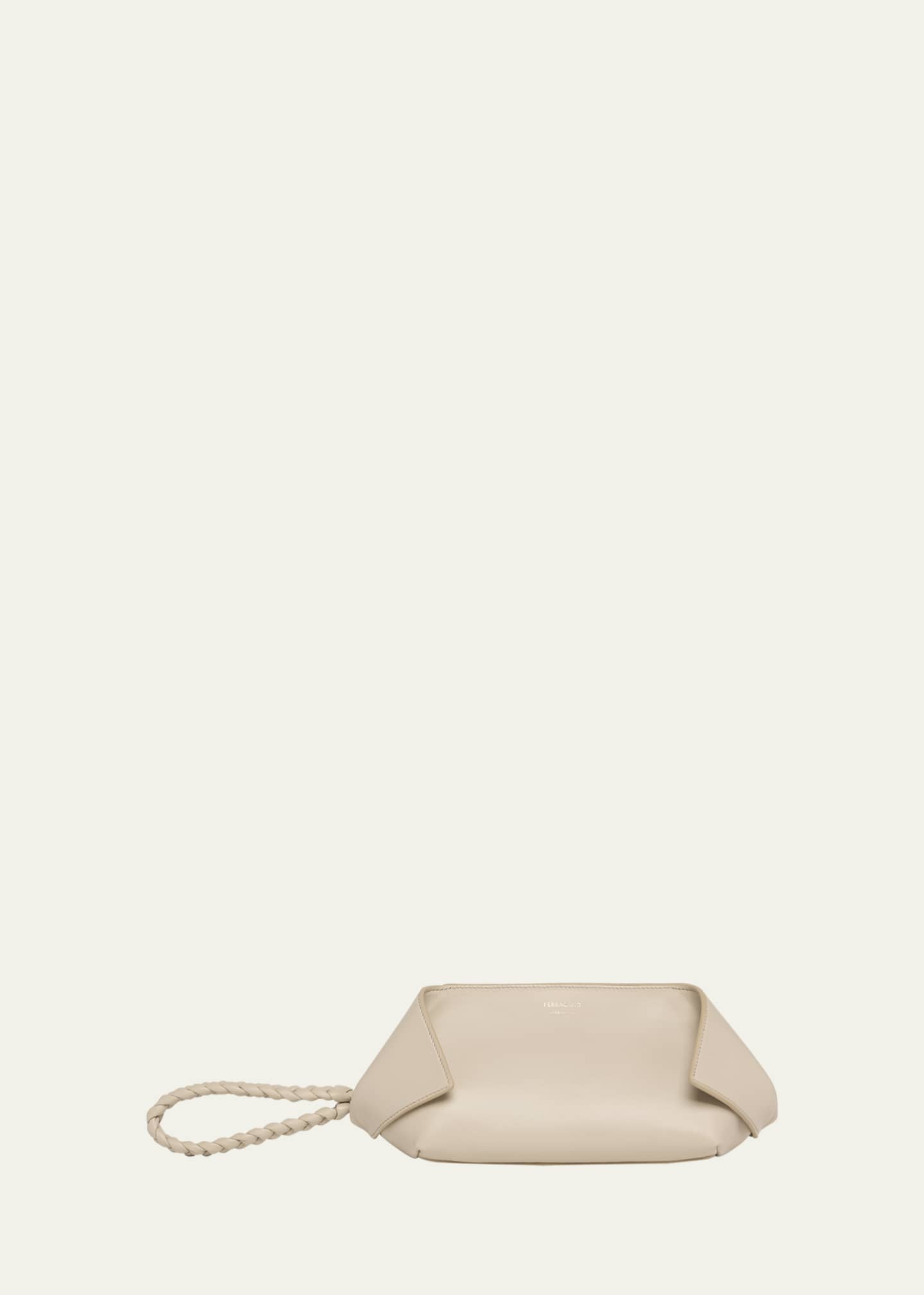Ferragamo The Scarf Leather Wristlet Image 1 of 5