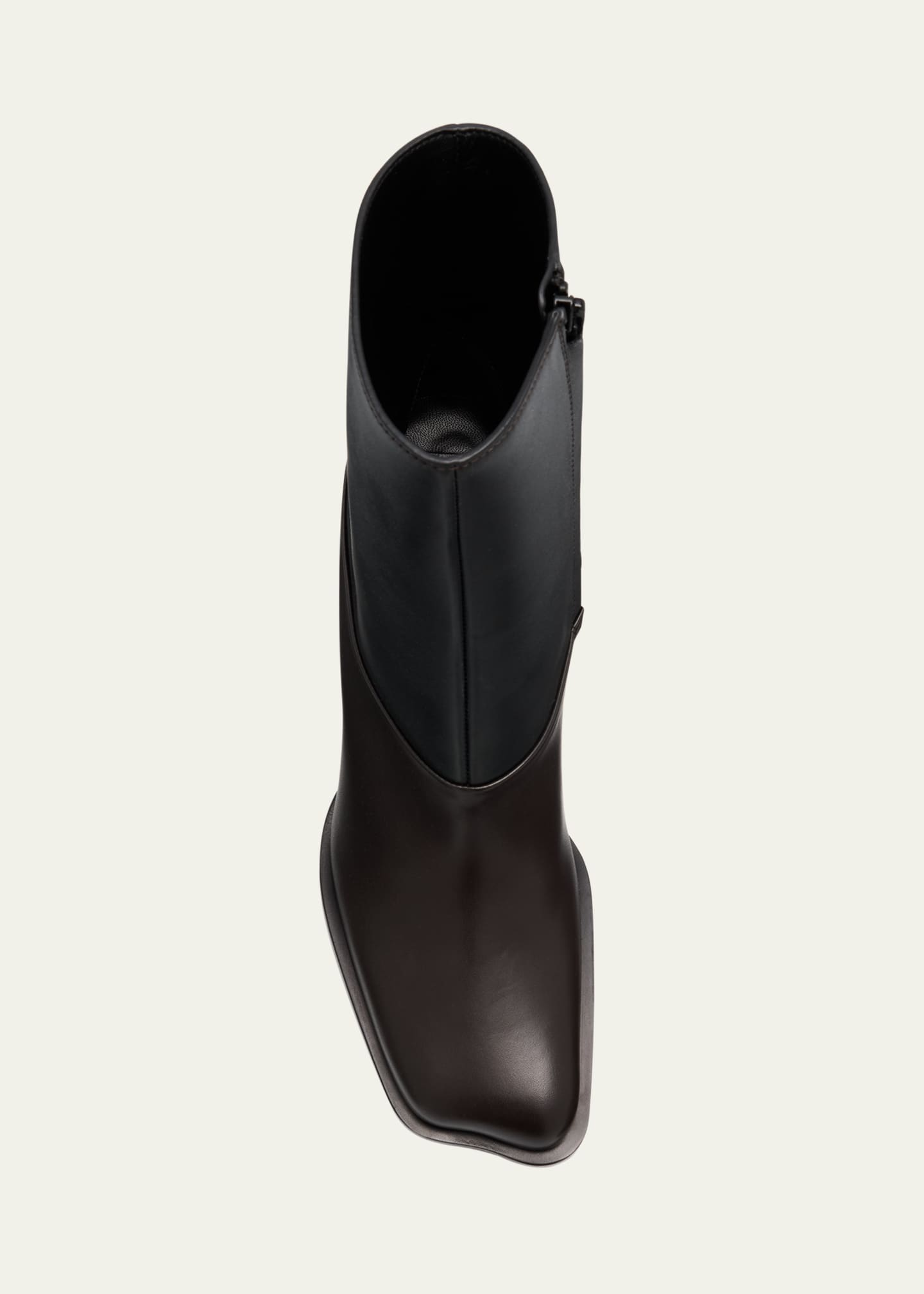 Loewe Onda Bicolor Leather Ankle Booties Image 6 of 6