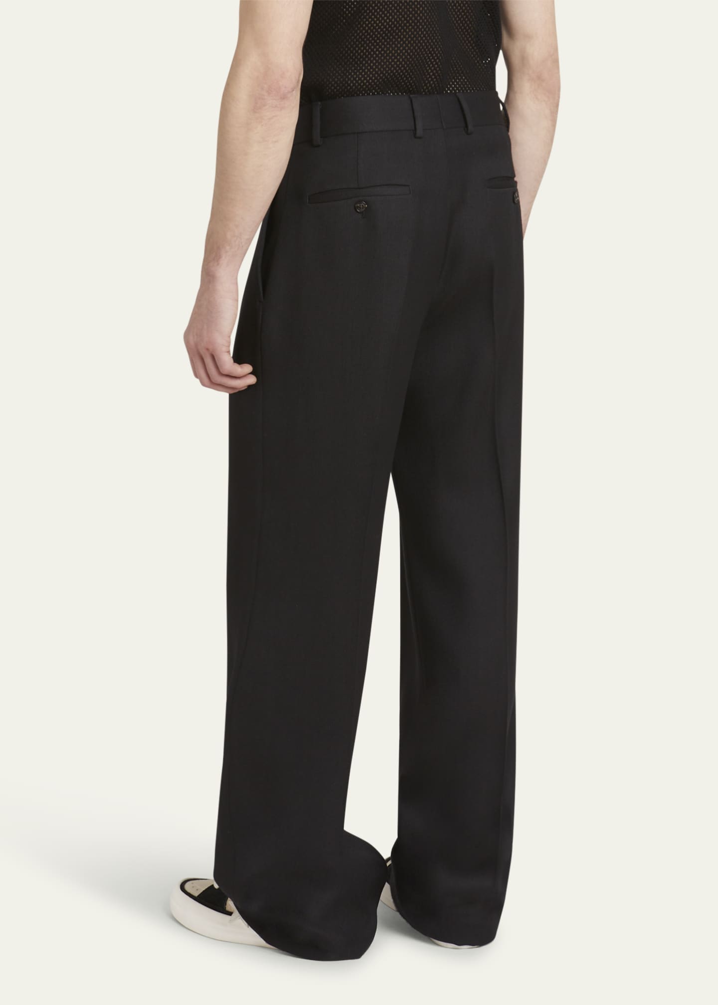 【送料&関税込】AMIRI Double Pleated Trousers Amiri Men's Double-Pleated Gabardine Pants - Bergdorf Goodman
