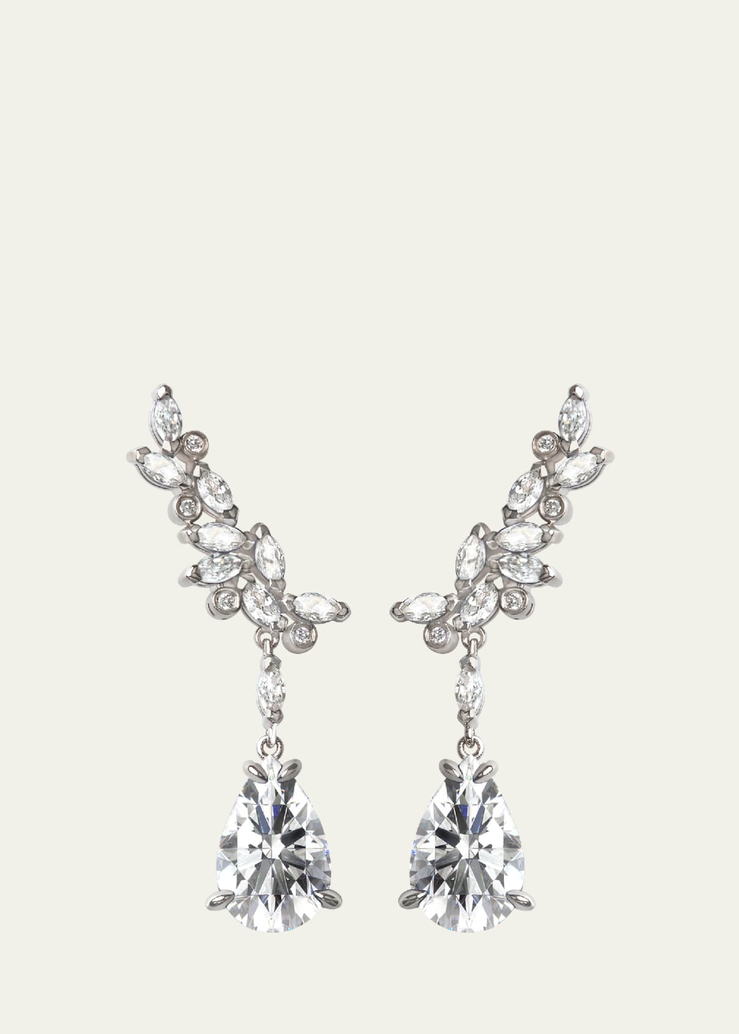 Lark & Berry 14K Gold Veto Raindrop Earrings with Lab Grown Diamonds Image 1 of 2