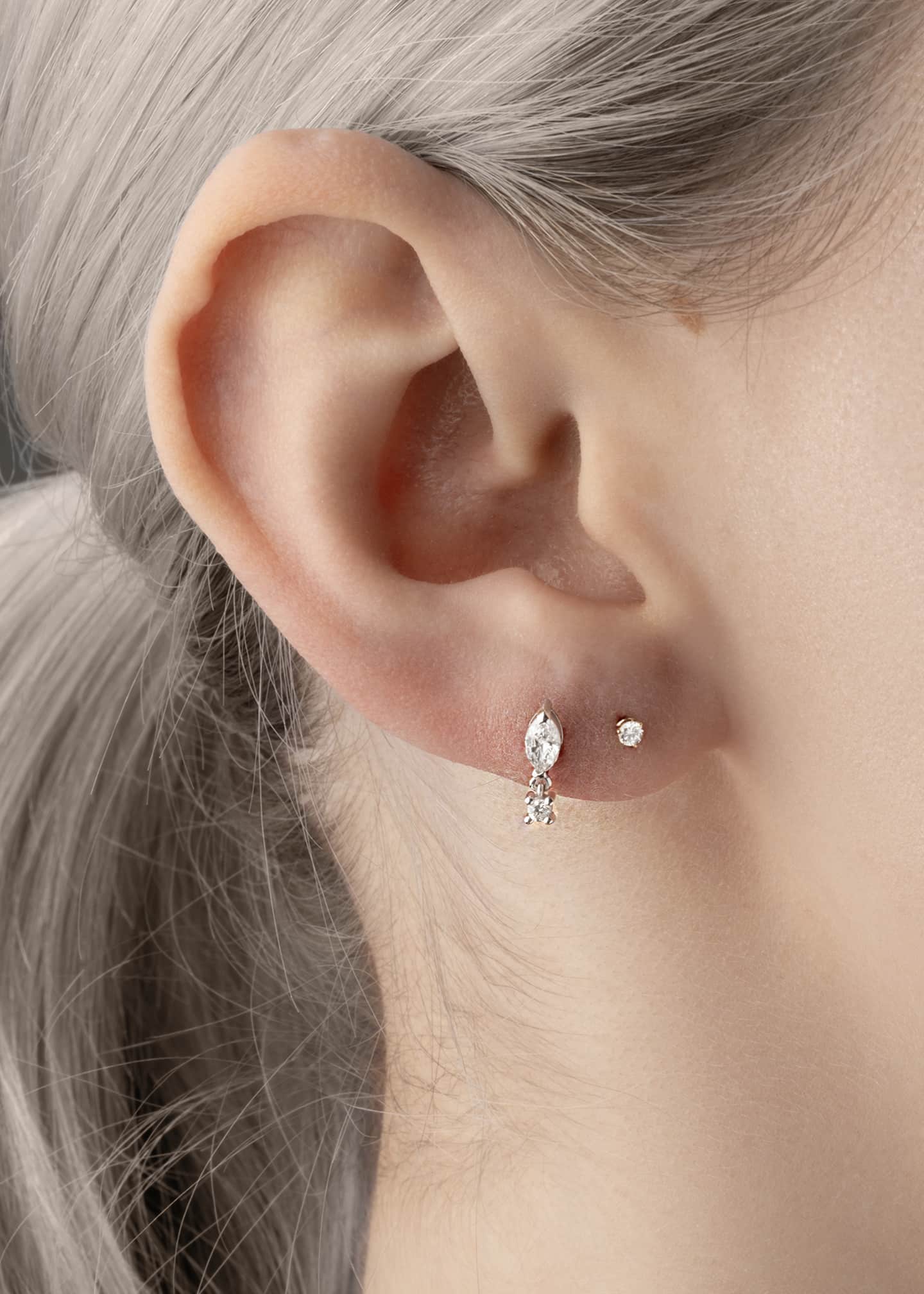 Lark & Berry The Quiet Luxury Earrings with Lab Grown Diamonds Image 2 of 5