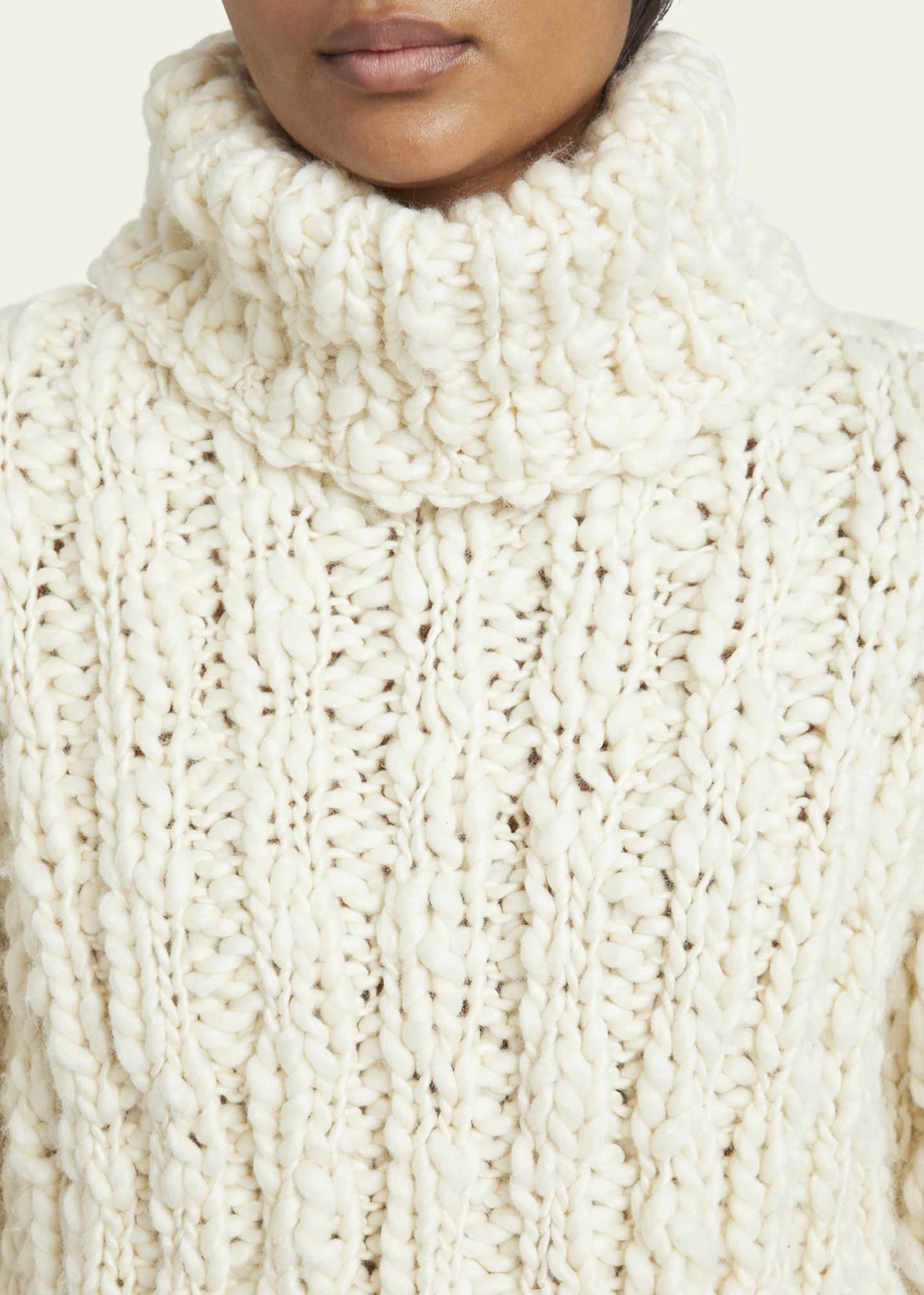 Chloe Cloudy Wool Turtleneck Sweater Image 5 of 5