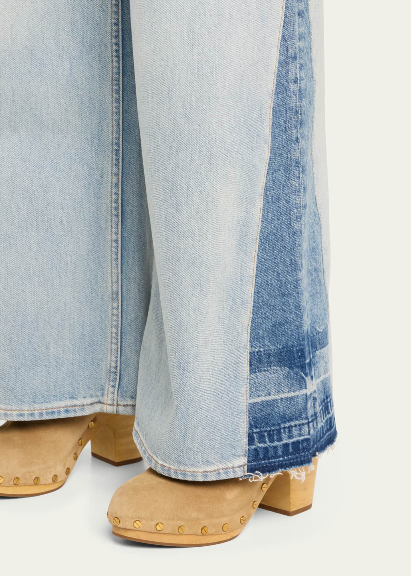 Chloe Denim Wide Leg Trousers Image 5 of 5