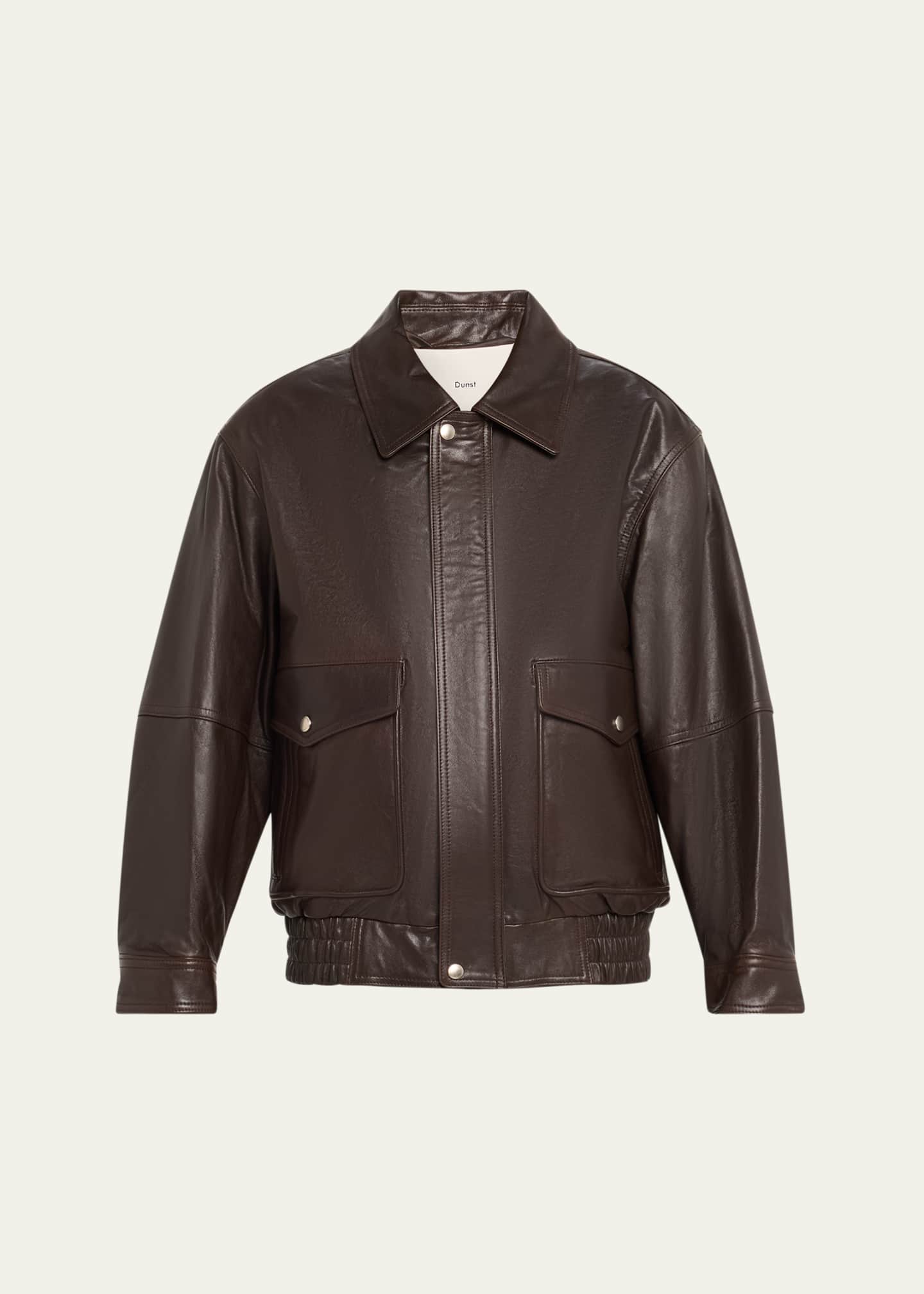 Dunst Vintage-Inspired Blouson Leather Jacket - Bergdorf Goodman