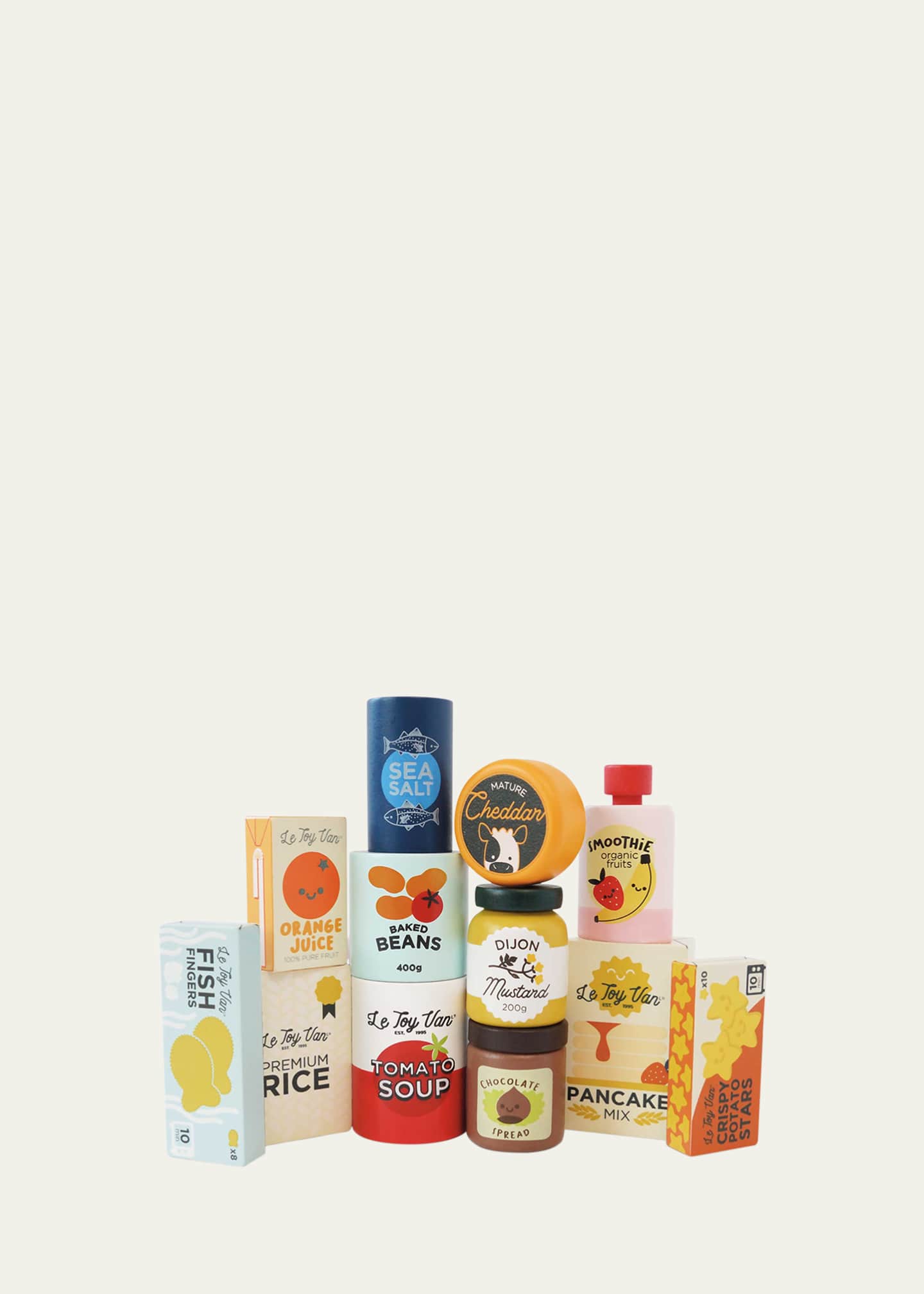Le Toy Van Supermarket Grocery Weekly Shop 12 Piece Play Set
