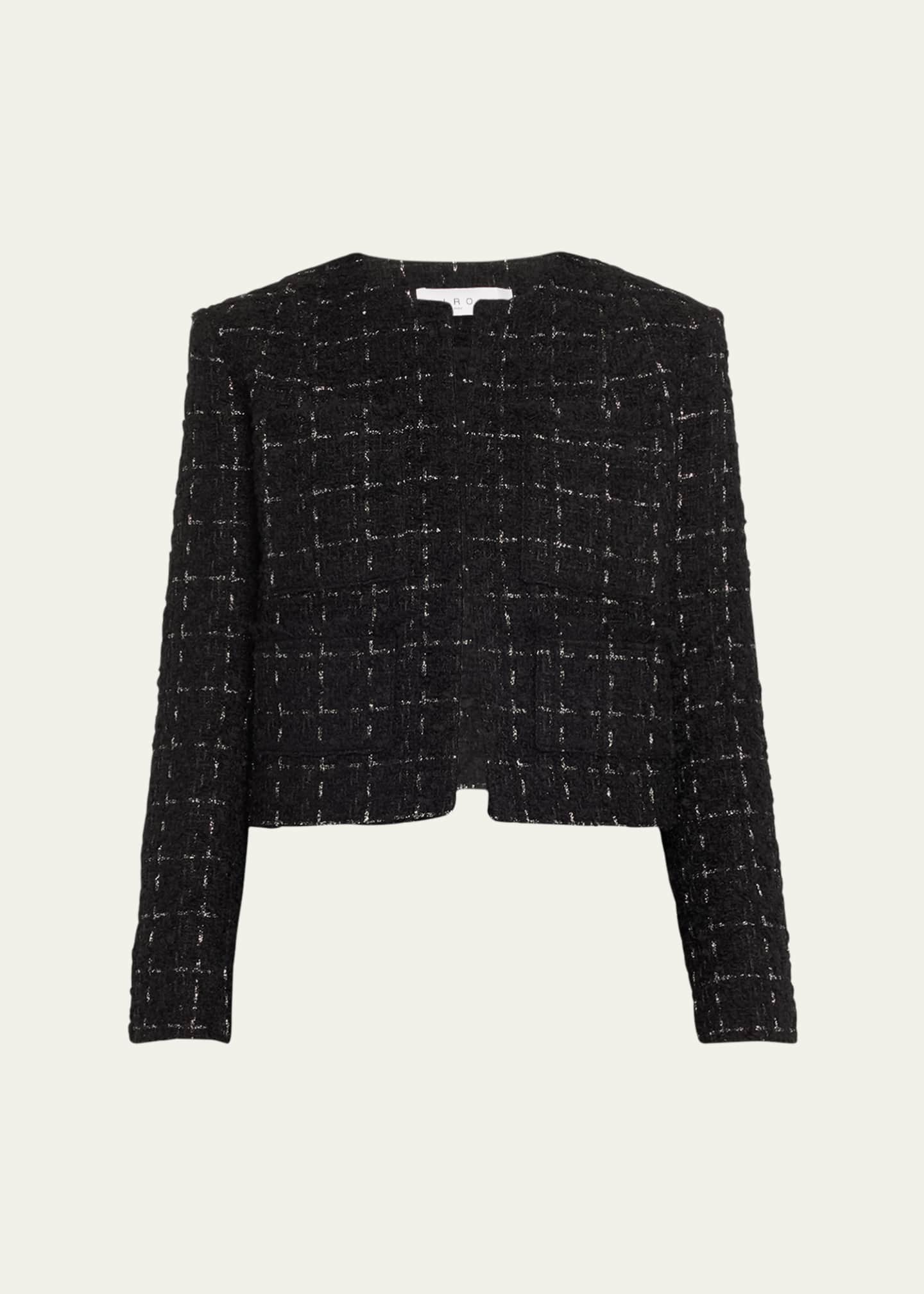 Iro Malano Tailored Check Tweed Jacket Image 1 of 5