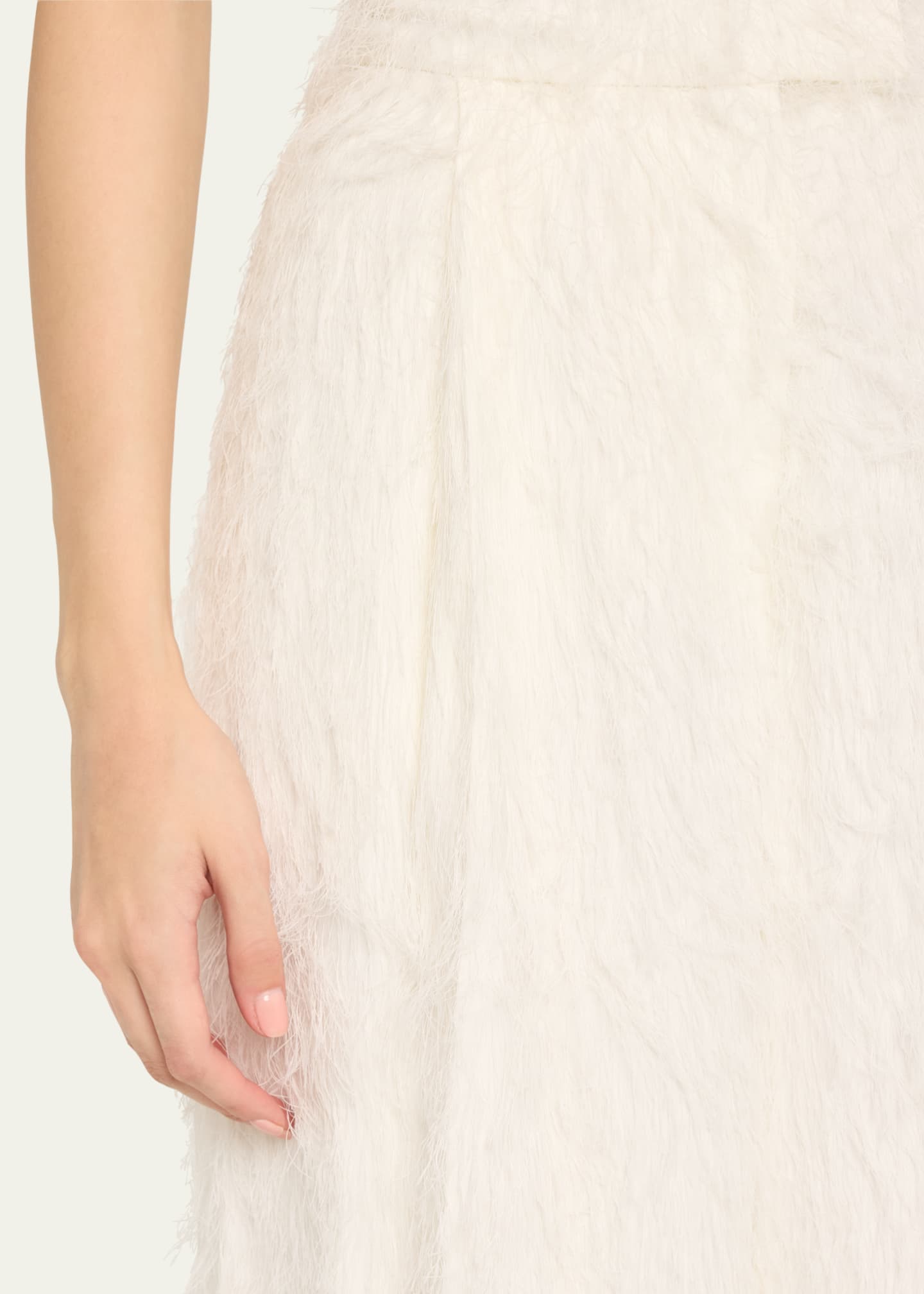 Oscar de la Renta Fringe Fil Coupe Wide Leg Pants Image 5 of 5
