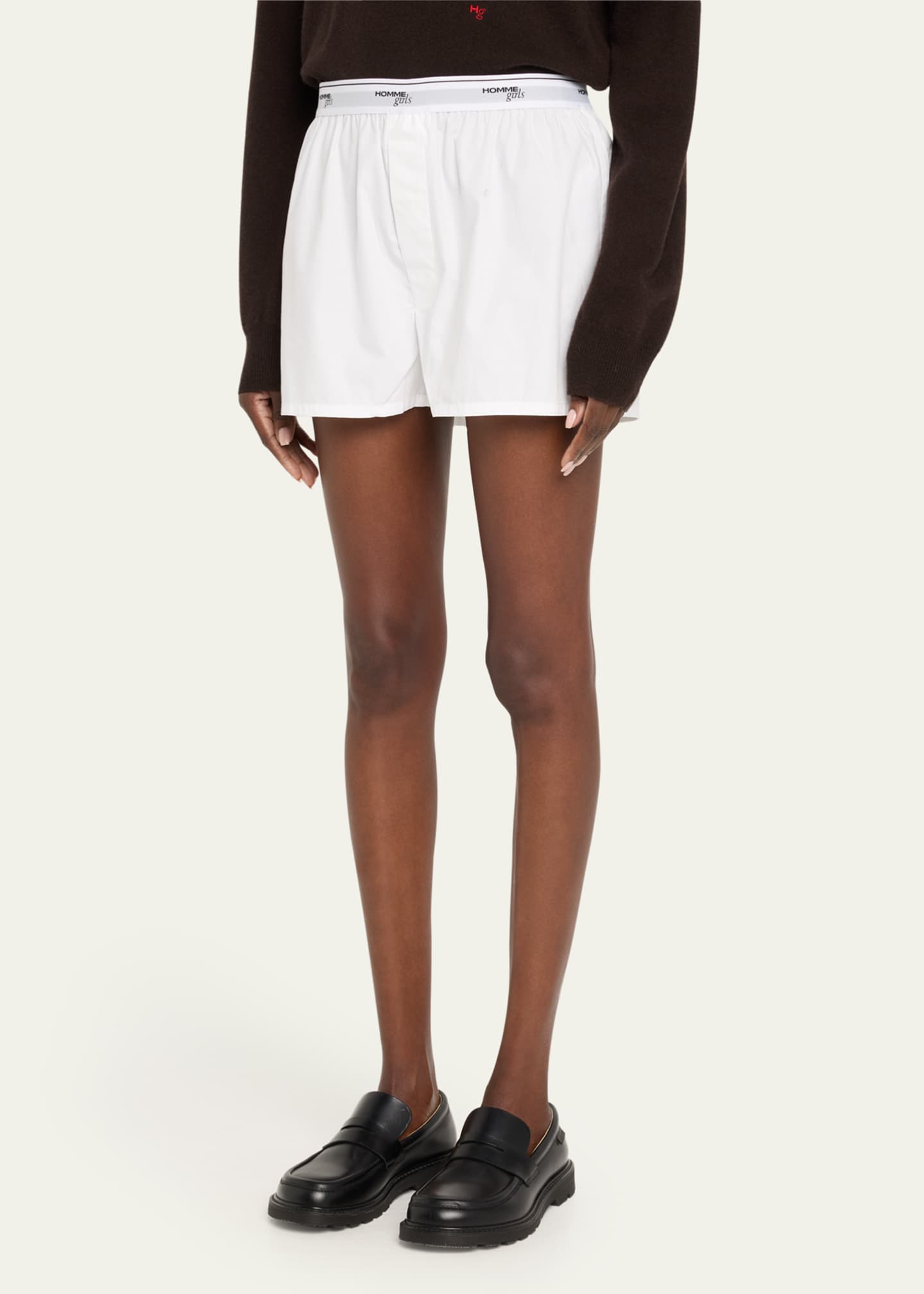 HOMMEGIRLS Logo-Band Boxer Shorts Image 4 of 5